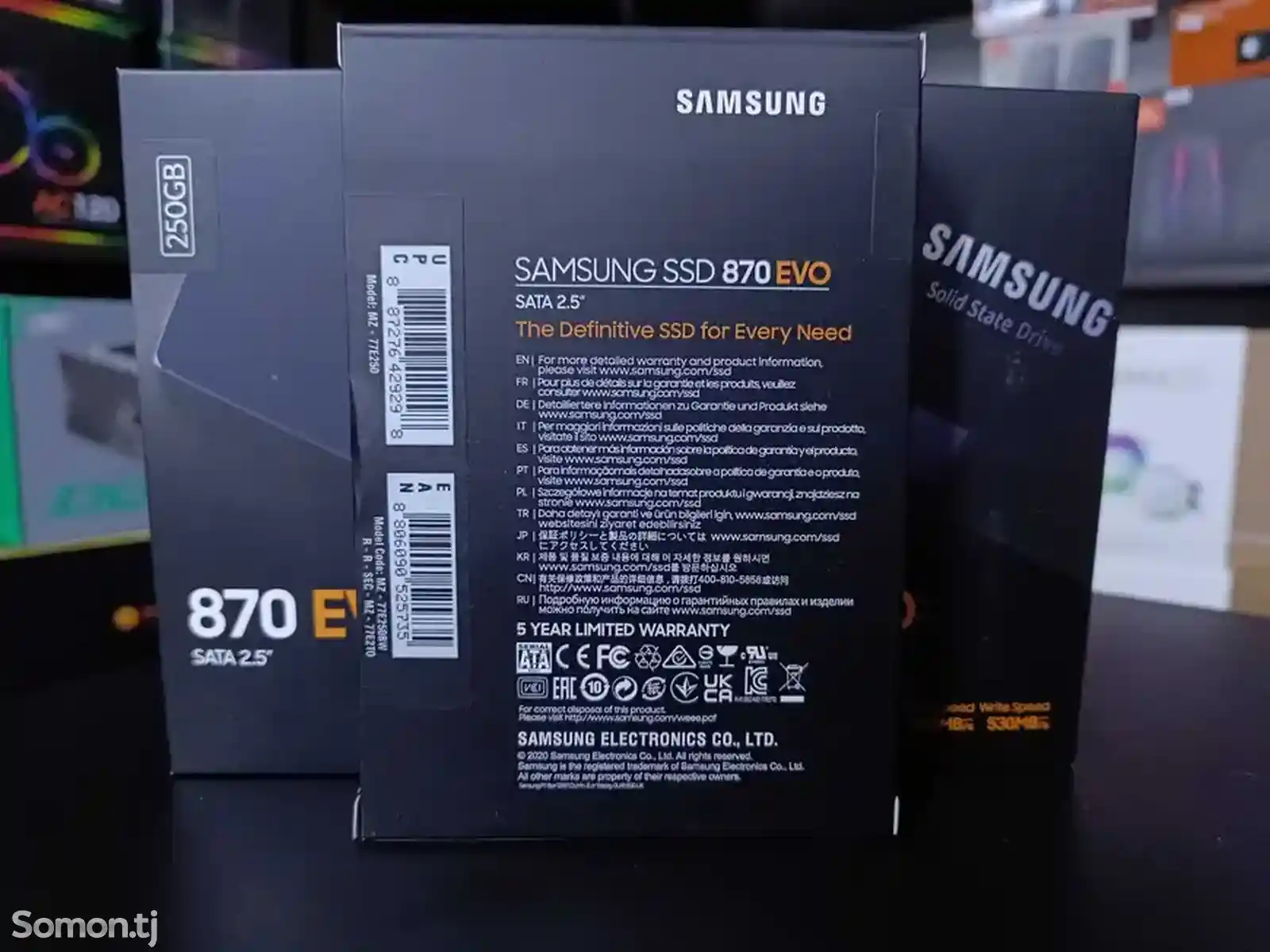 SSD накопитель Samsung 970 EVO / 250Gb 560Mb/S-2