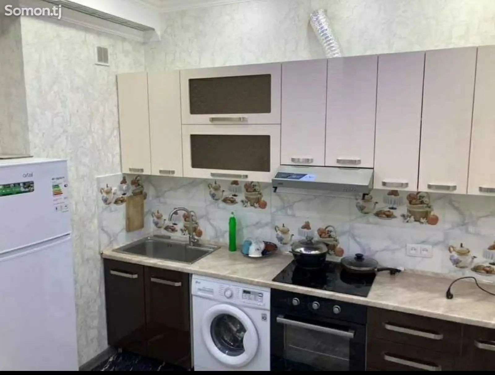 3-комн. квартира, 5 этаж, 65м², Исмоили Сомони-4