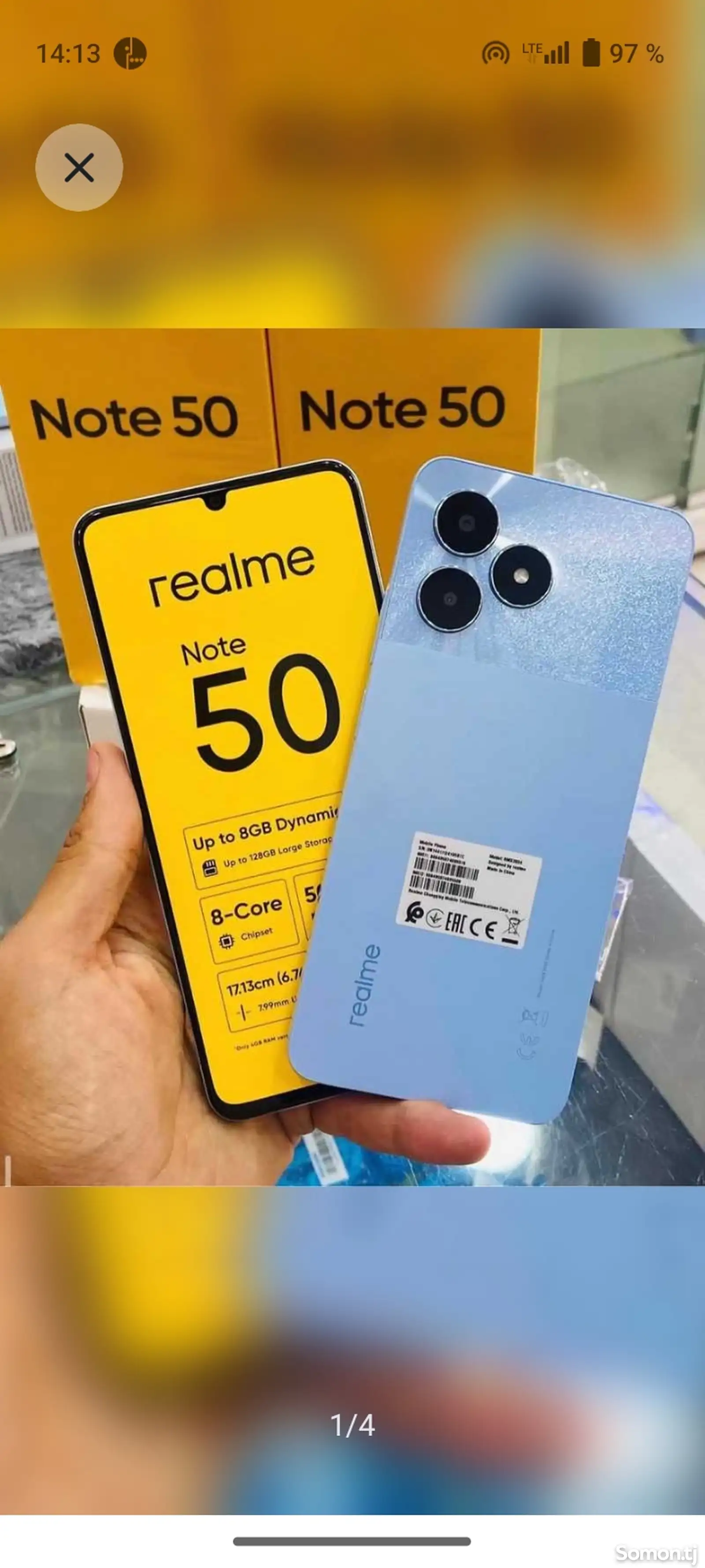 Realme Note 50 8/128gb