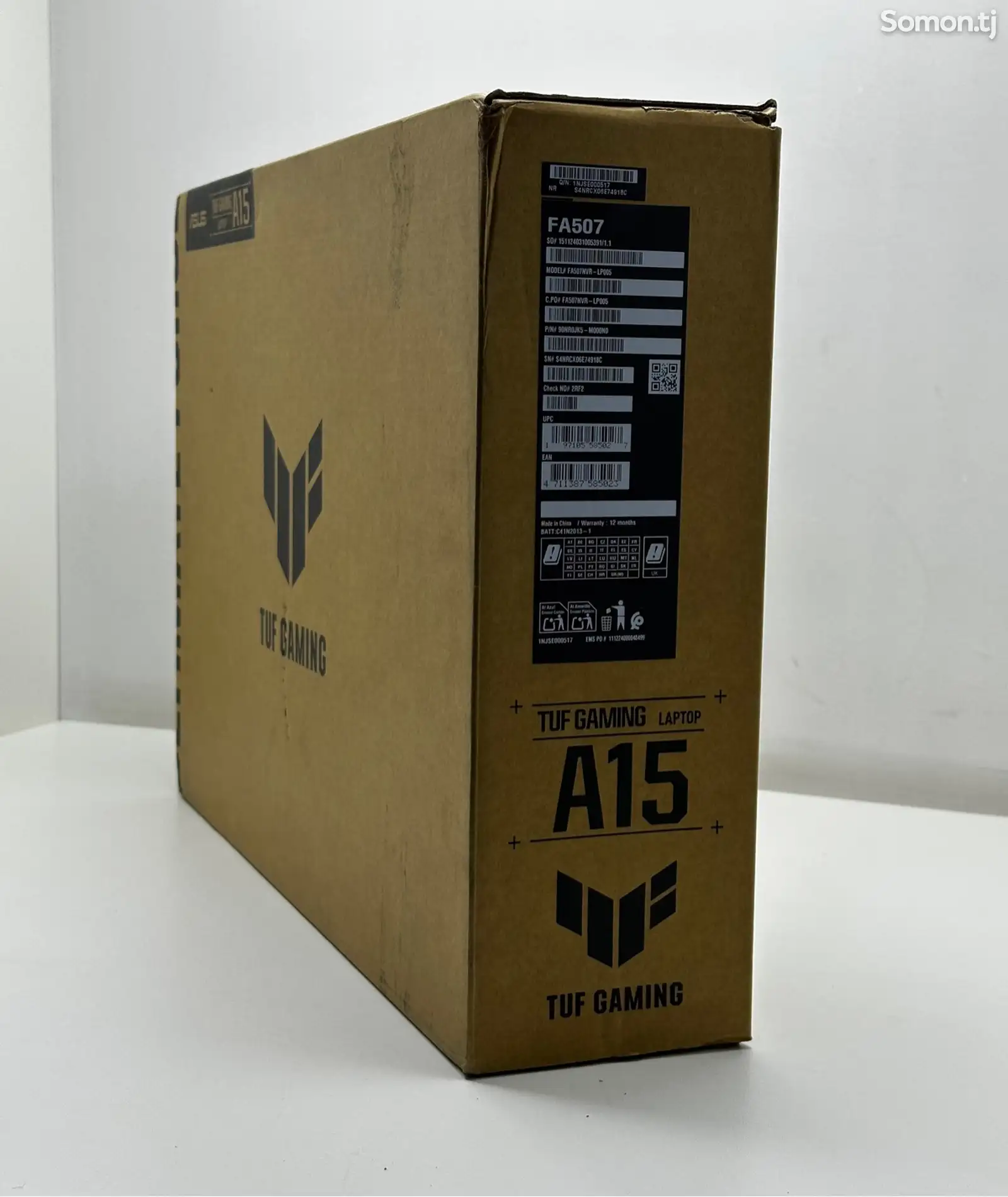 Ноутбук Asus Tuf Gaming A15/AMD R7-7435HS i7-13th/Ram-16gb Ddr5/Storage-512gb-1