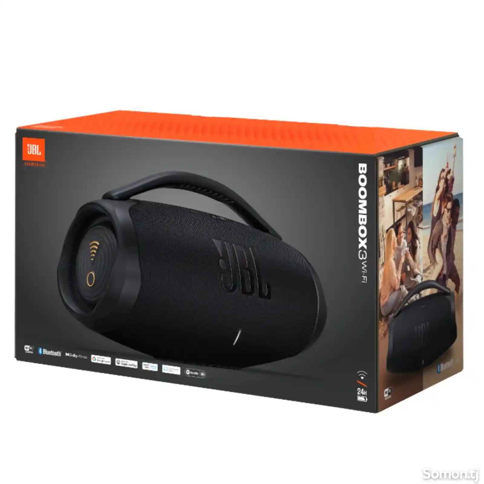 Колонка JBL Boombox 3 Wi-Fi Black-6