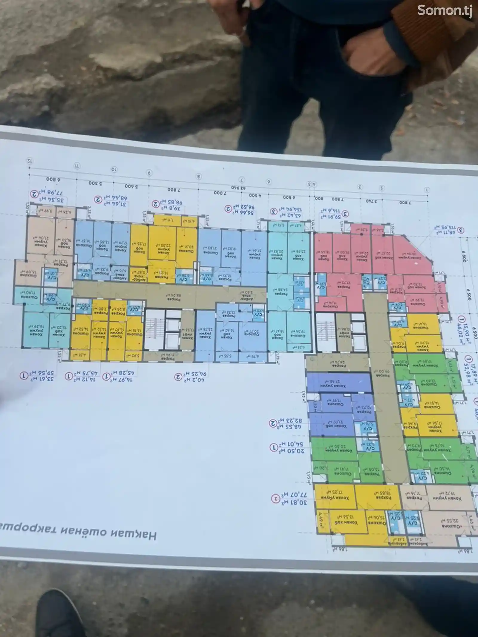 3-комн. квартира, 11 этаж, 83 м², Молодежный театр-2