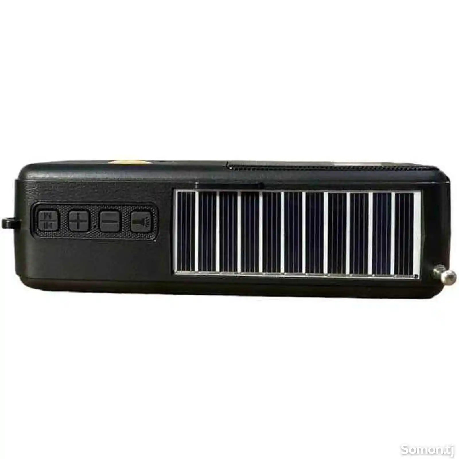 Перезаряжаемый солнечный радиоприемник с фонариком, Z160 - черный-3