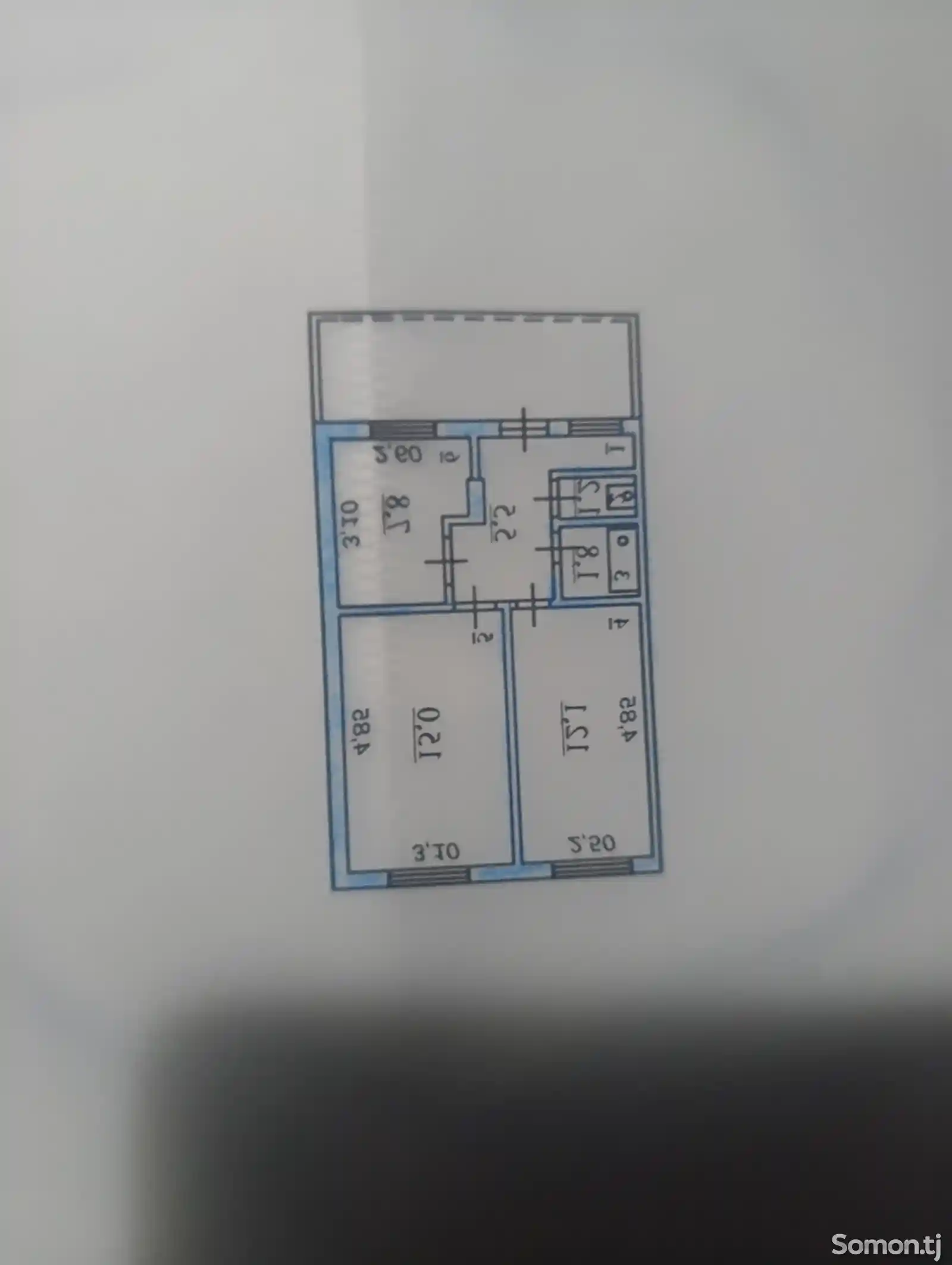 2-комн. квартира, 5 этаж, 55 м², Сино, 32мкр-16