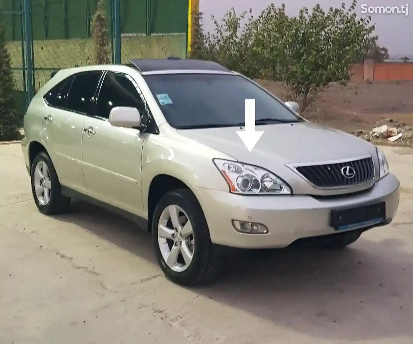 Крепление фар от Lexus rx 330/350/400h-5