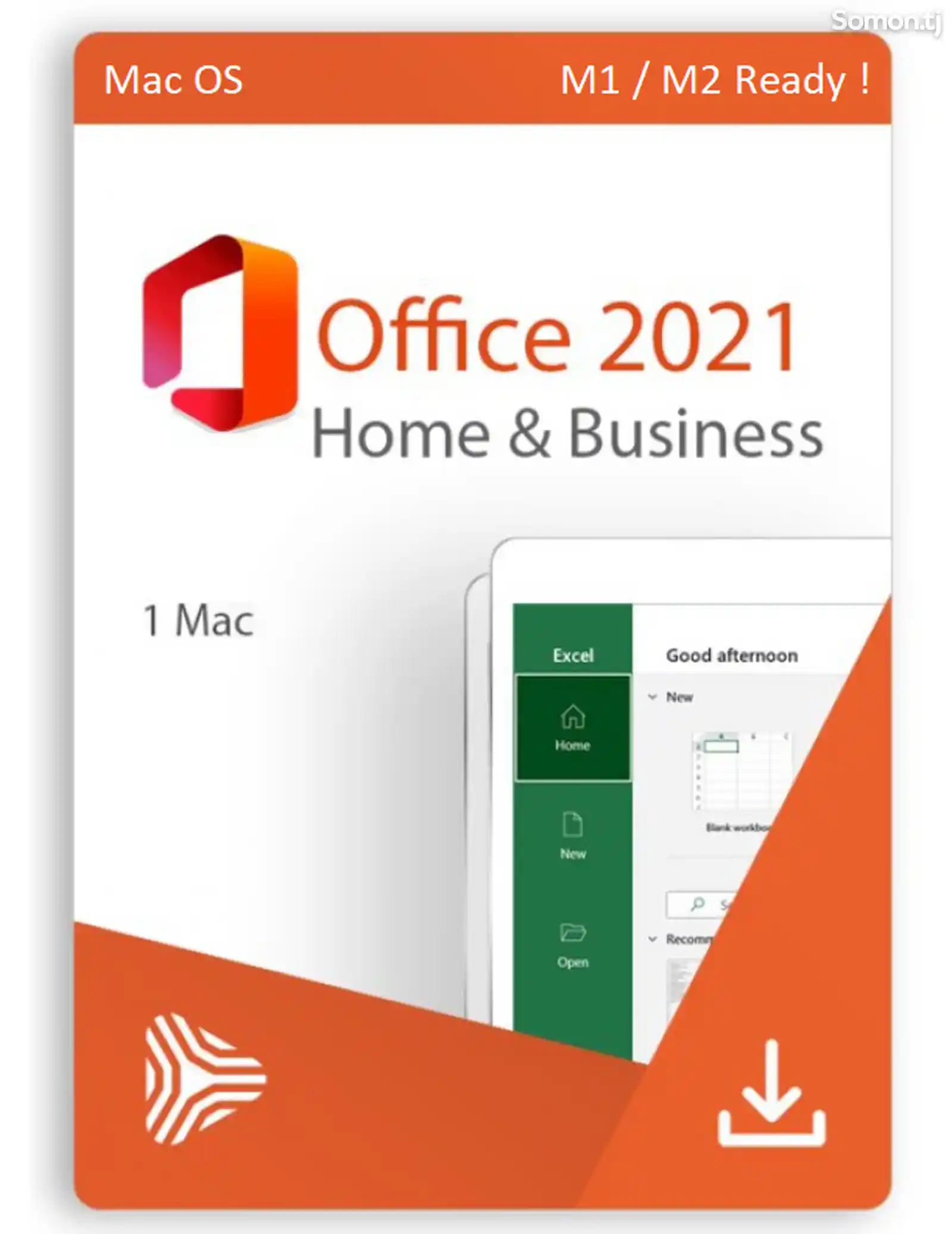 Лицензионный пакет Microsoft Office 2021 Home and Business для МаcOS-2