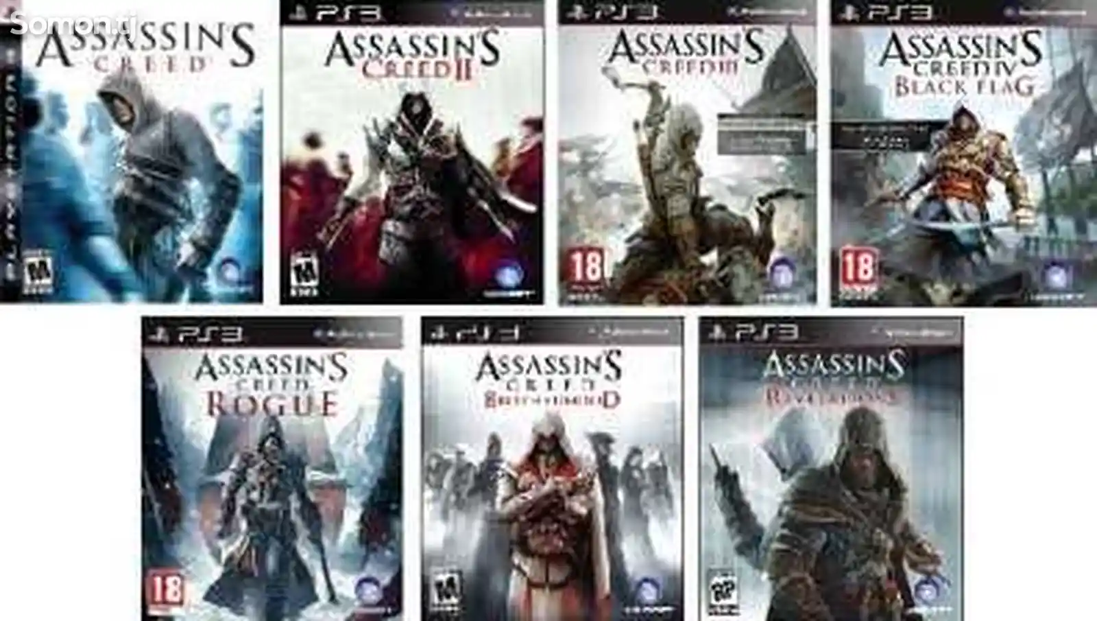 Игра Assasins creed all Rus для Sony Playstation 3-1