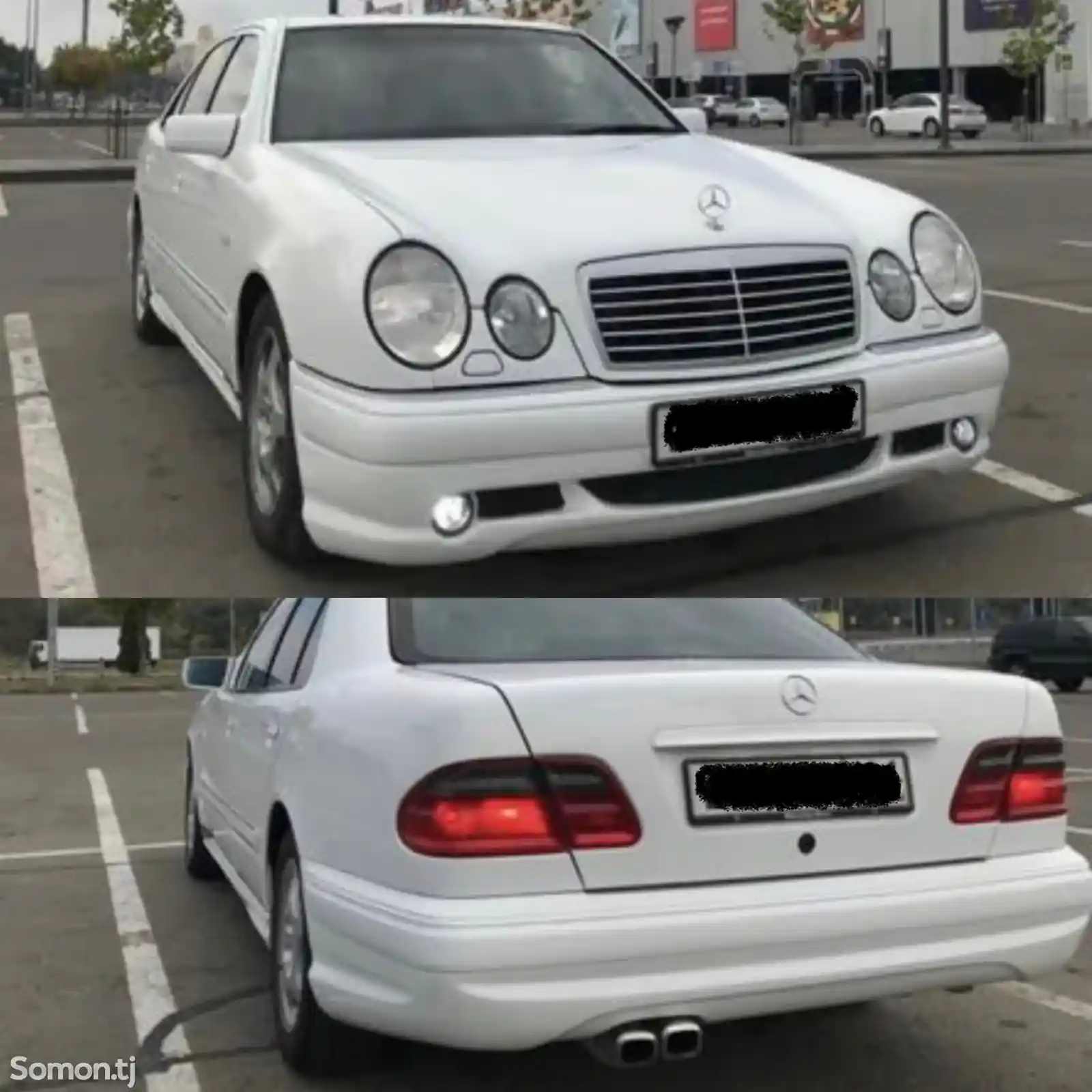 Обвес бампер AMG на Mercedes-Benz w210 1995-1999-1