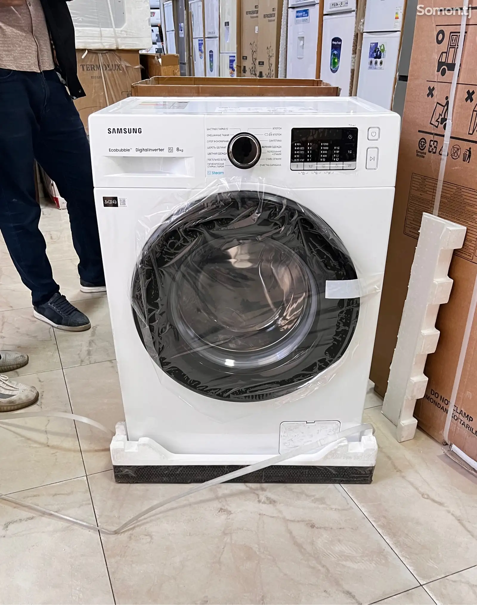 Стиральная машина Samsung 8 Kg White 2024