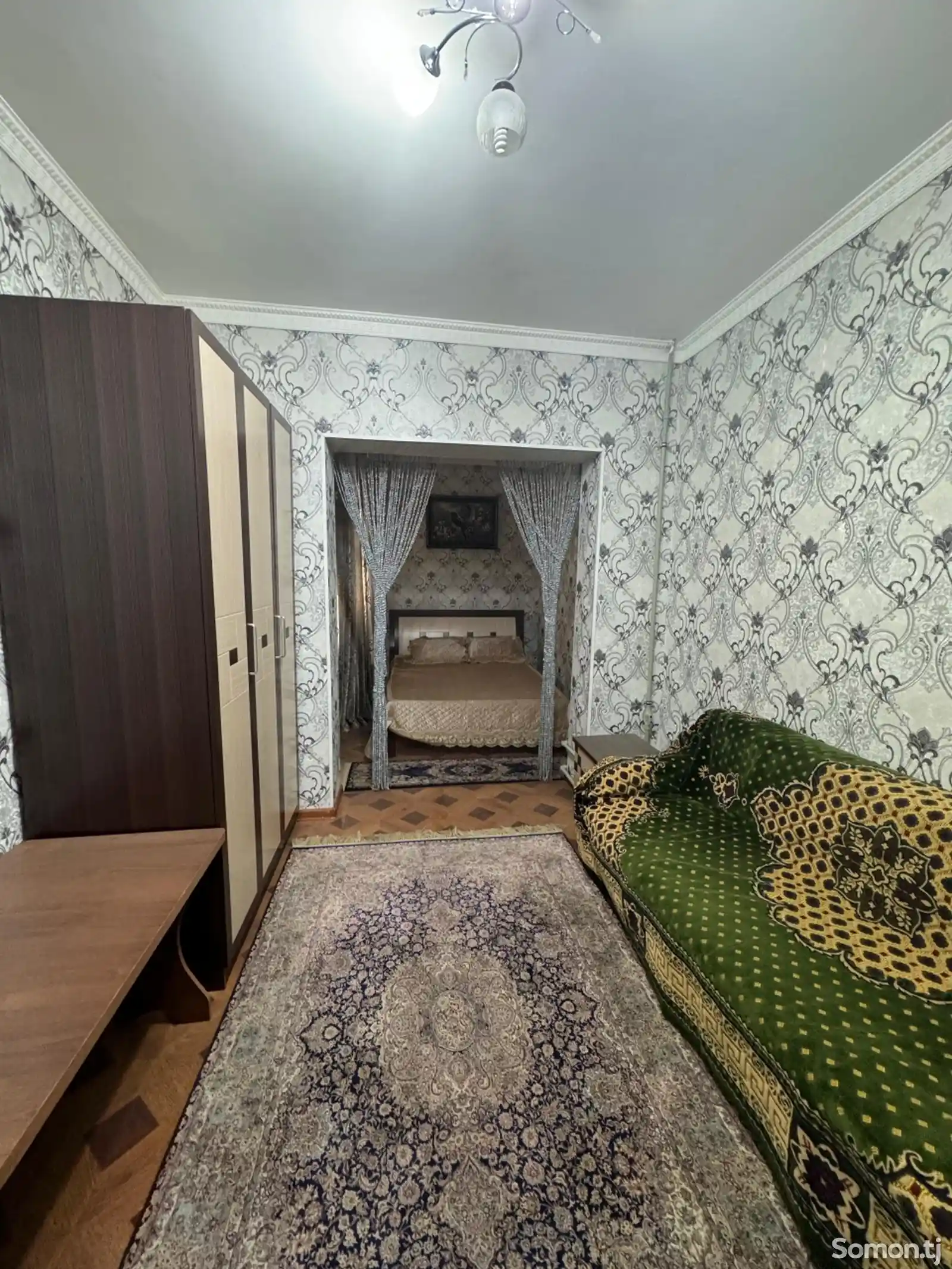 3-комн. квартира, 1 этаж, 80 м², Сомони-2