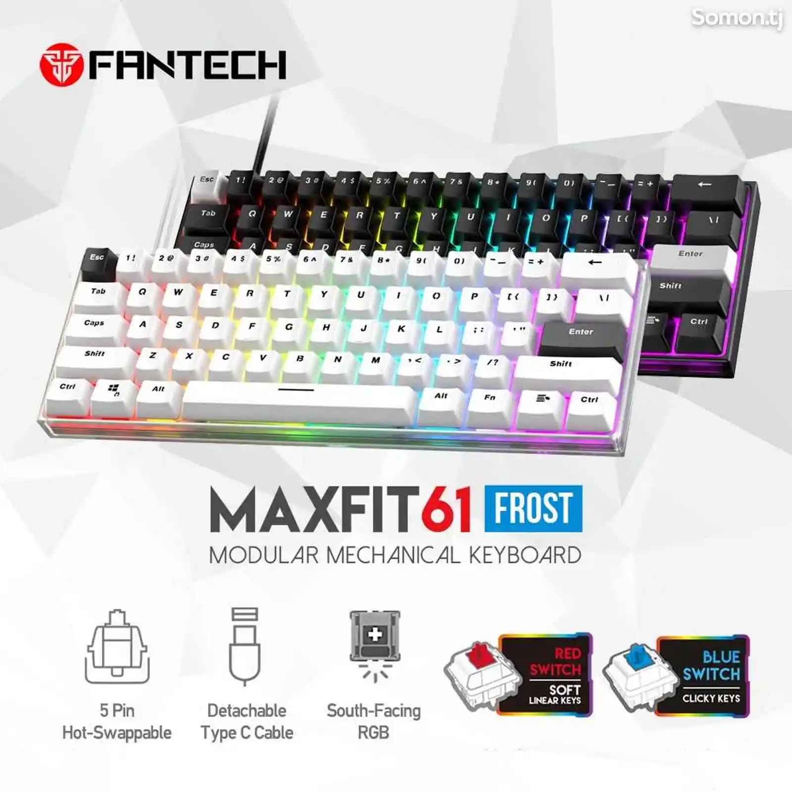 Механическая клавиатура RGB MK857 Maxfit61-8