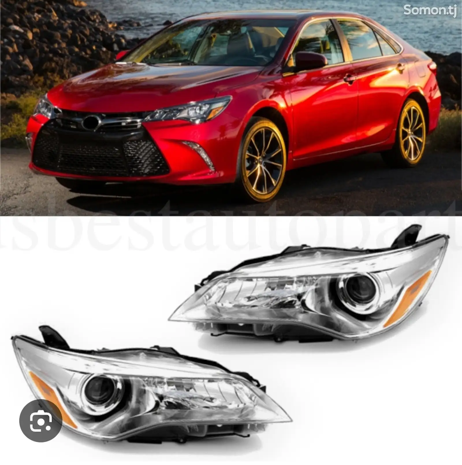 Передние фары от Toyota camry 5 2015-2017 SE-1