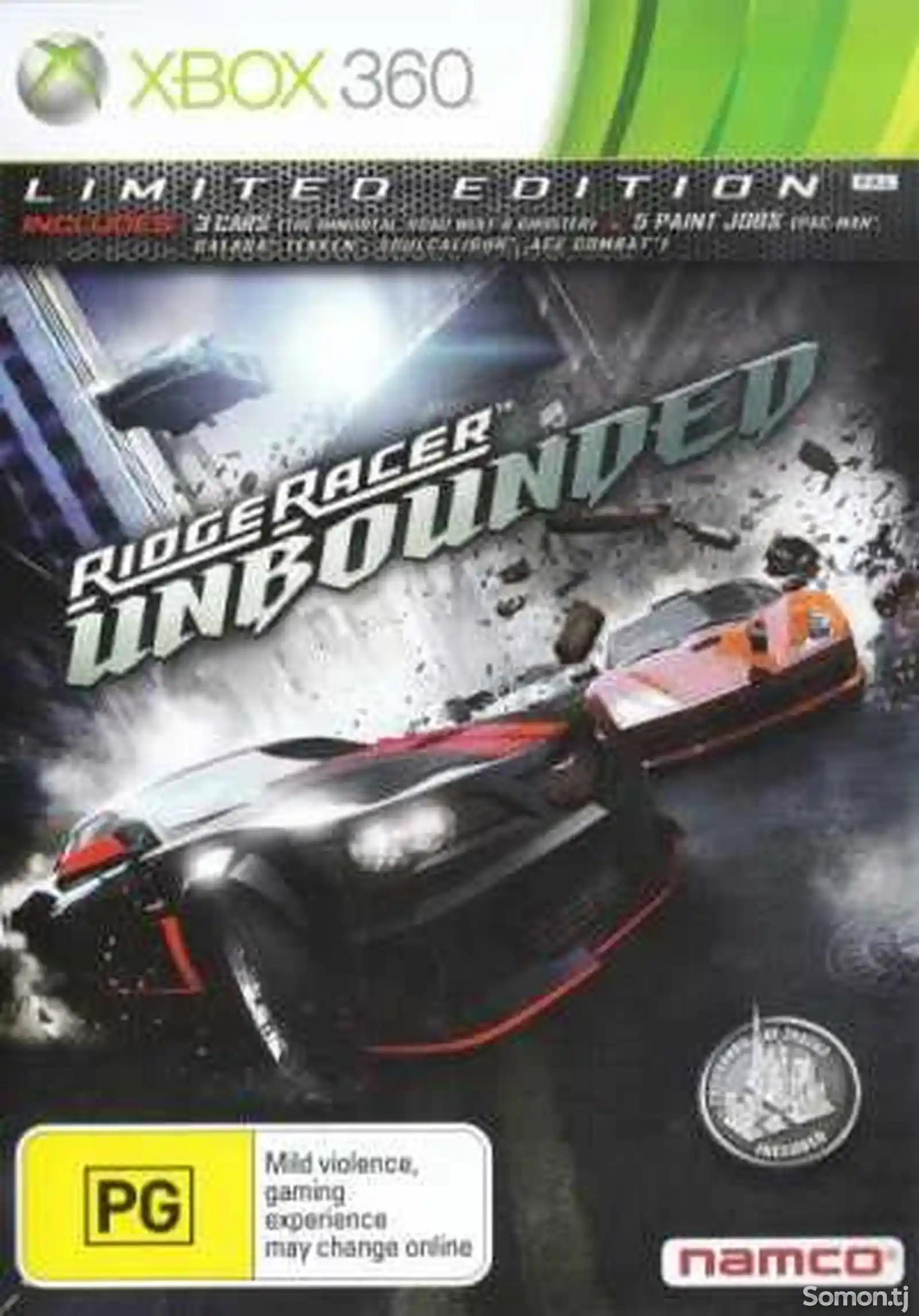 Игра Ridge racer unbounded для прошитых Xbox 360. 10 c. №7326590 дар ш.  Душанбе - Барномаҳо ва бозиҳо - Somon.tj эълонҳои ройгон