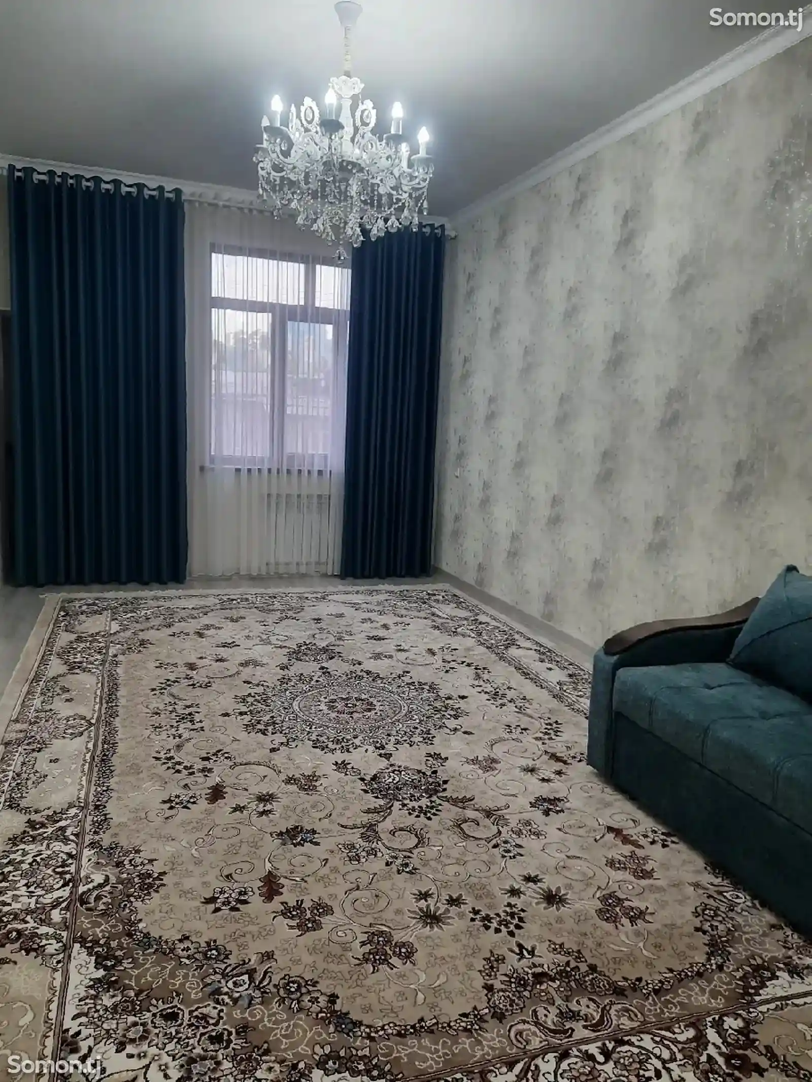 1-комн. квартира, 3 этаж, 50 м², Сомони-2