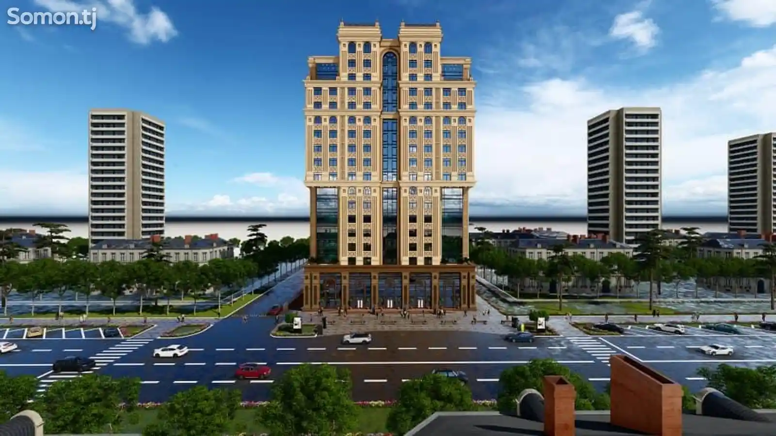 3-комн. квартира, 17 этаж, 58 м², Шохмансур-1