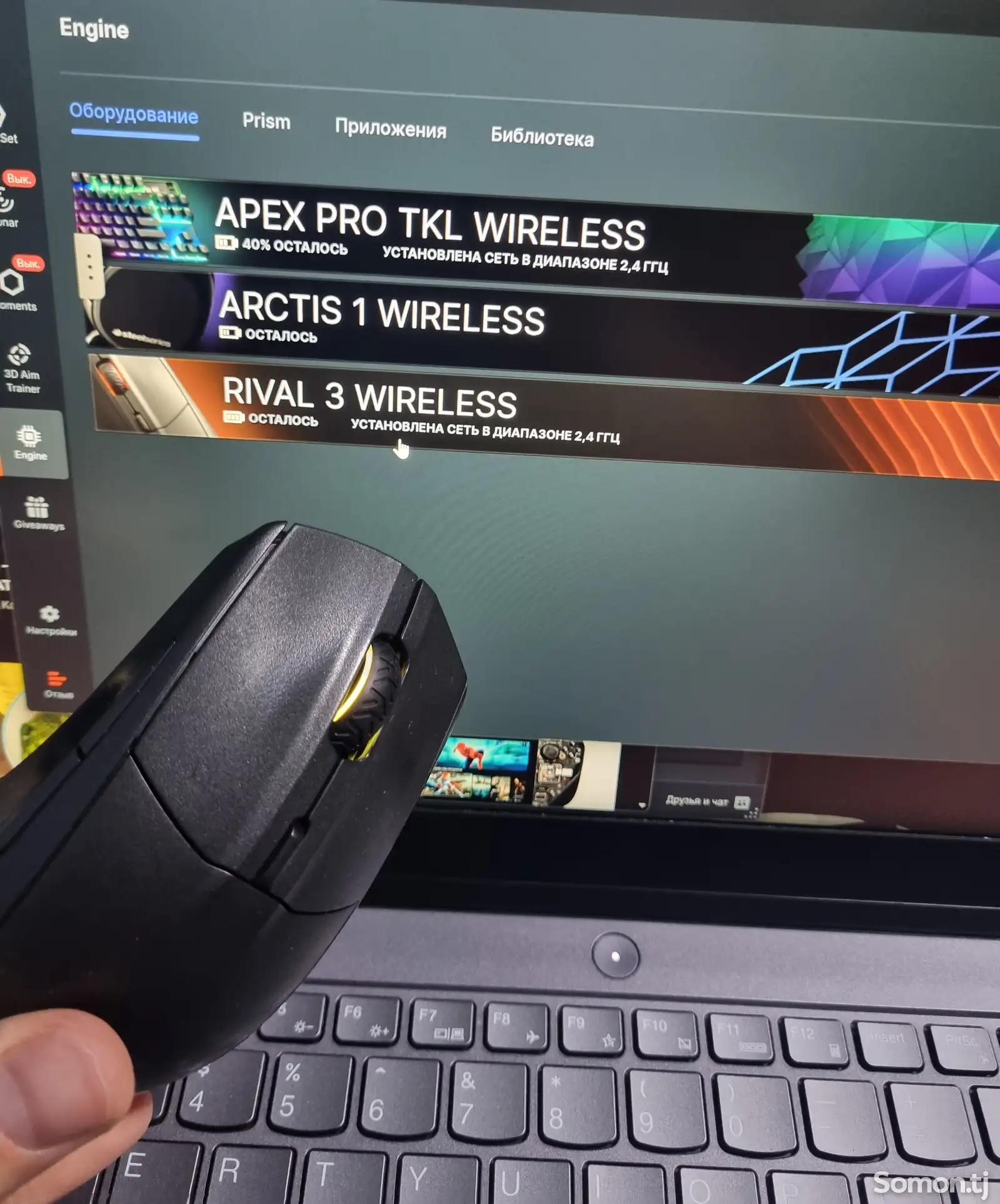 Мышь SteelSeries Rival 3 Wireless-2