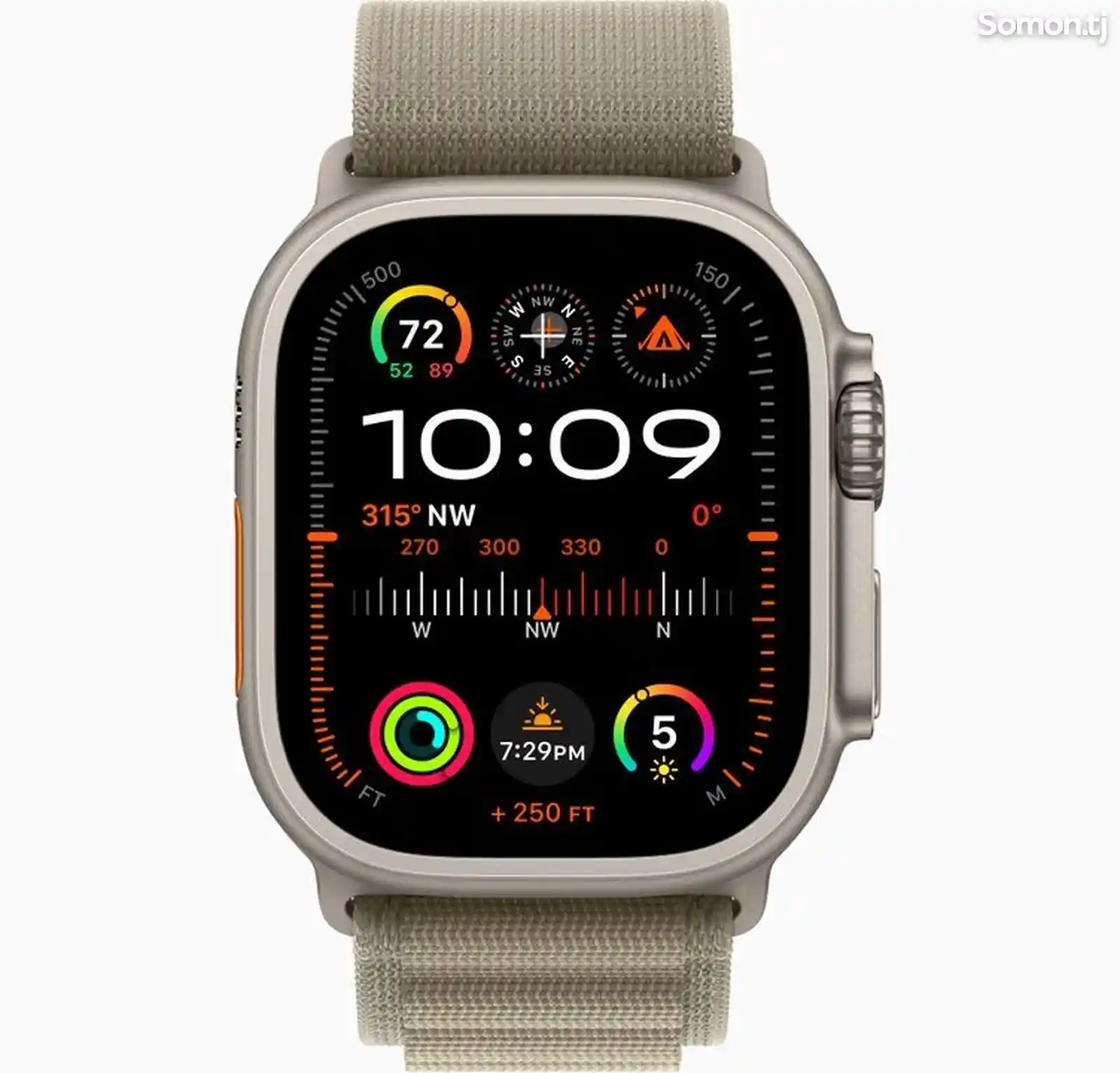 Cмарт часы Apple Watch Ultra 2 49mm Titanium Olive Alpine Loop M-5