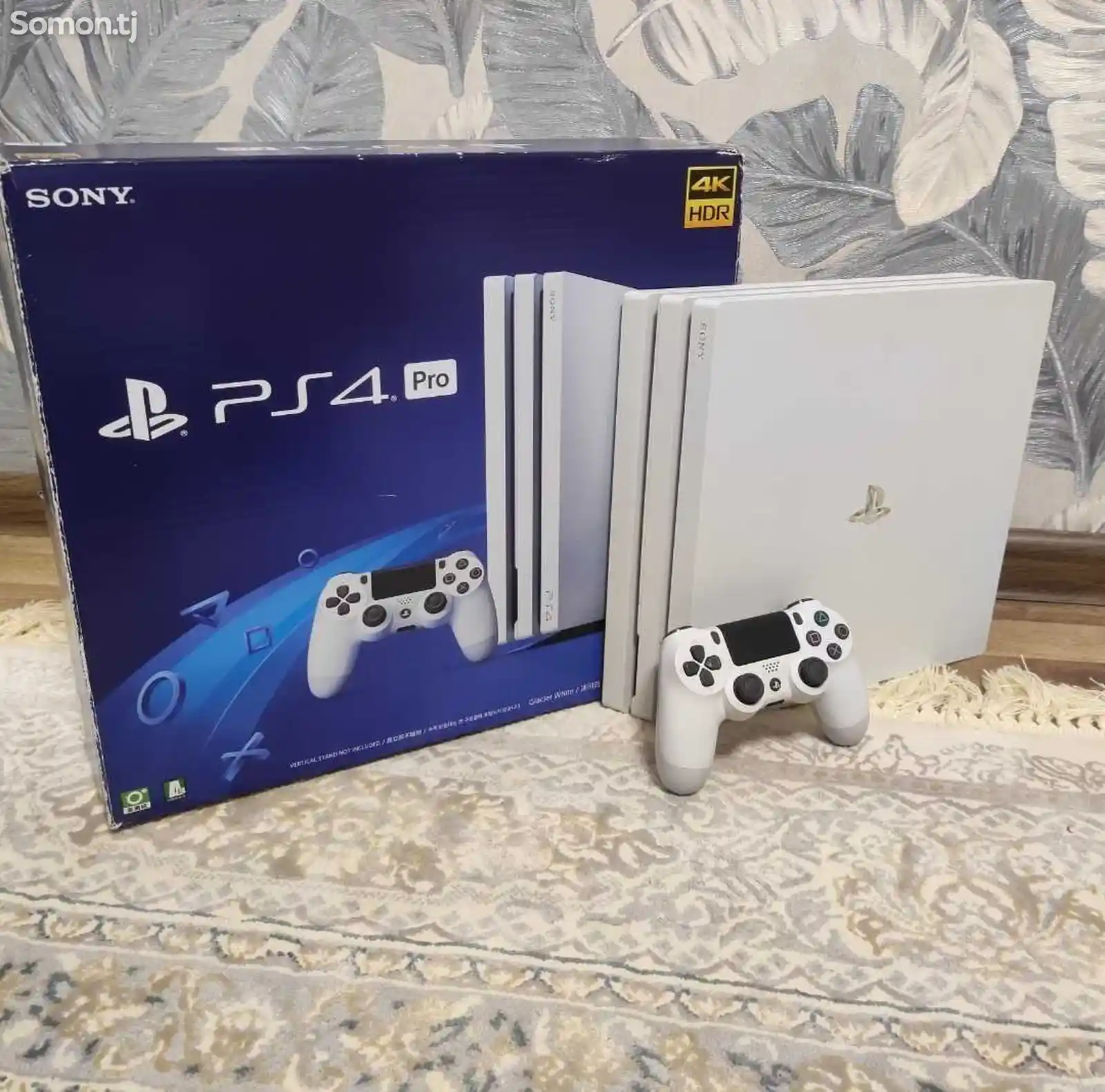Игровая приставка Sony PlayStation 4 Pro 1000gb 4K White Edition