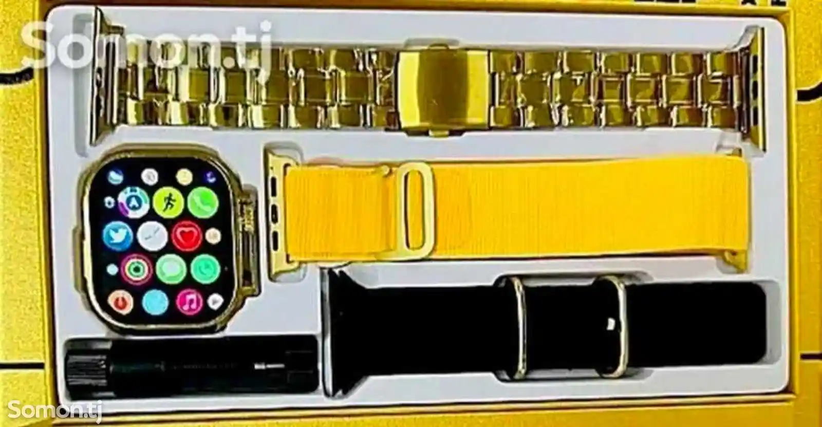 Смарт часы G9 Ultra Gold-2