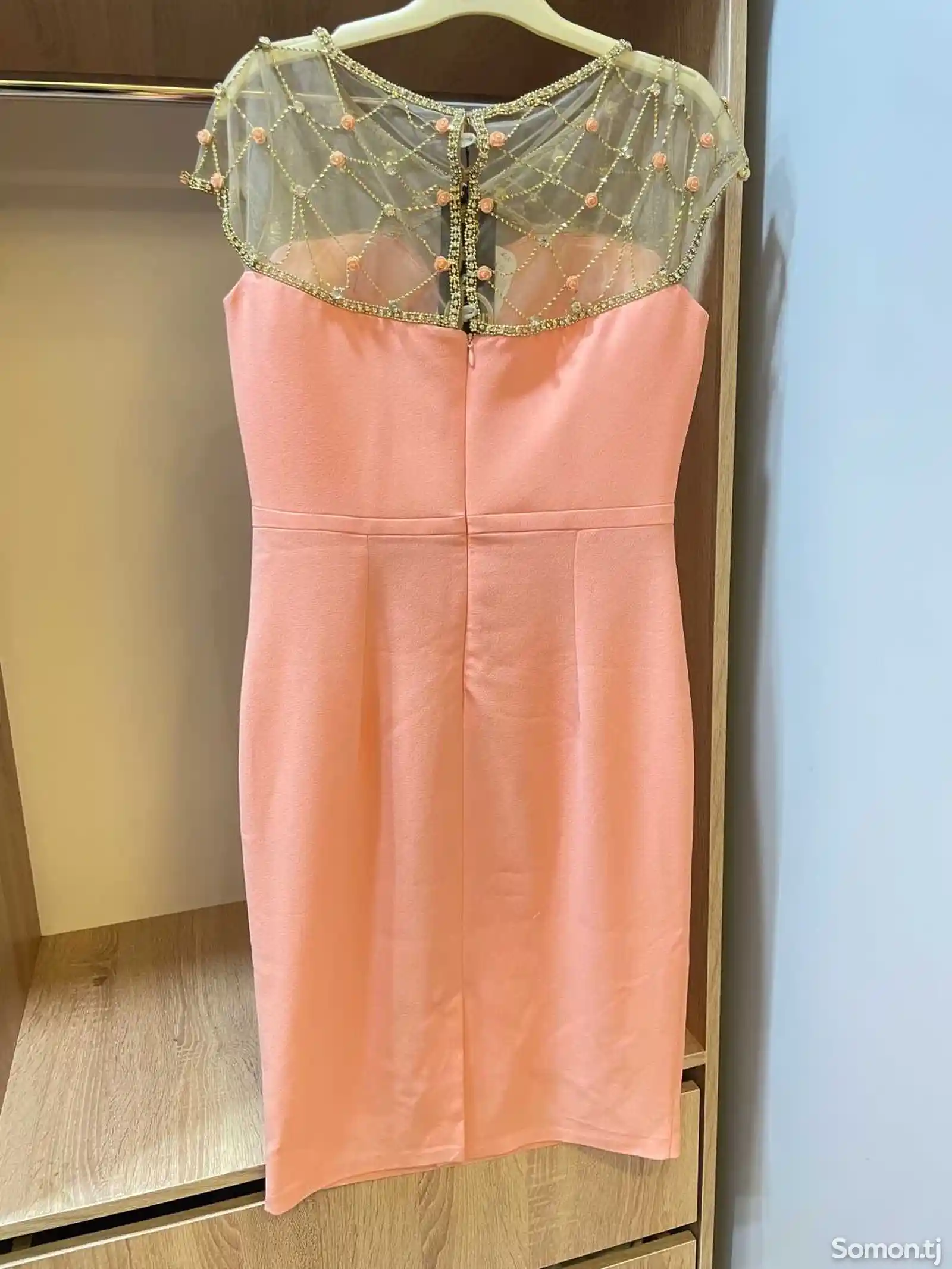 Платье розовое-2