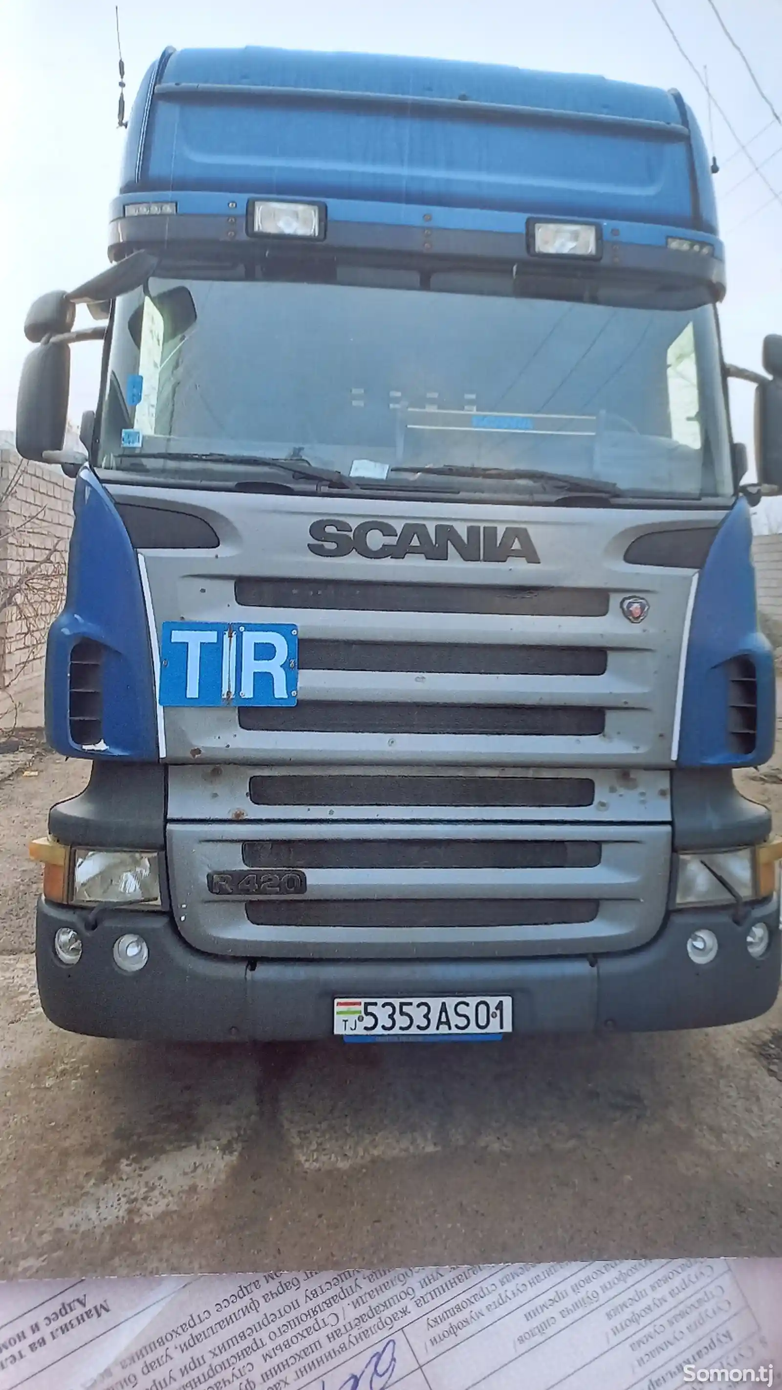 Бортовой грузовик Scania R420, 2007-1