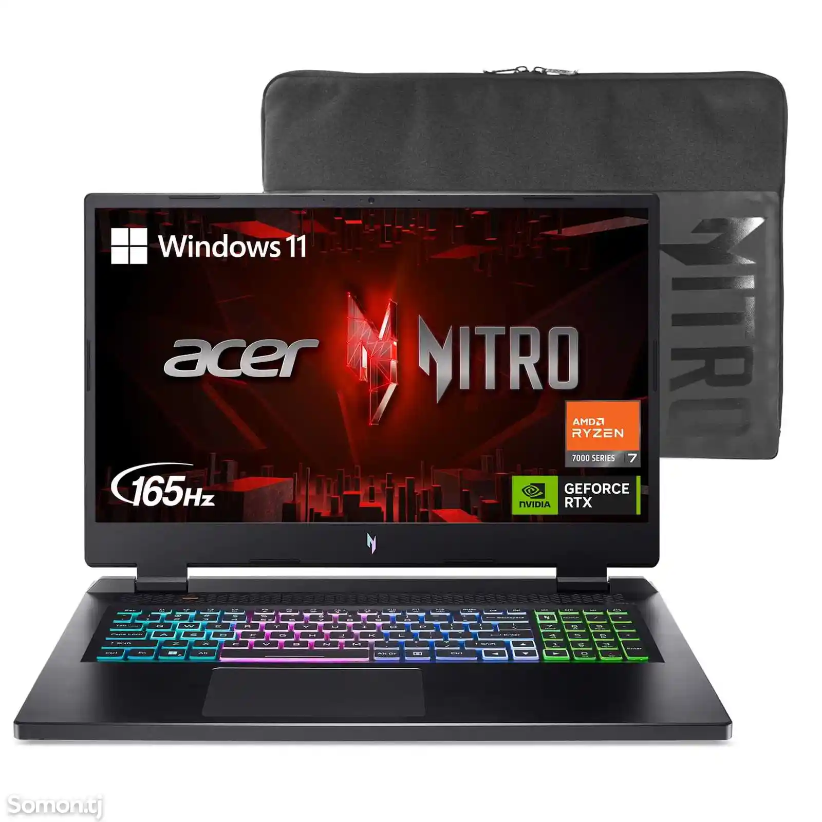 Игровой ноутбук Acer Nitro 17 Ryzen 7-7840HS 16GB/1TB/RTX 4060 8GB-6