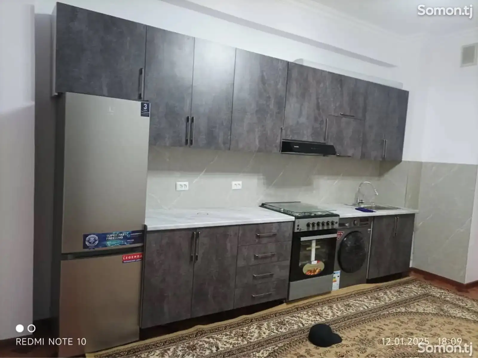 2-комн. квартира, 12 этаж, 75м², И. Сомони-1