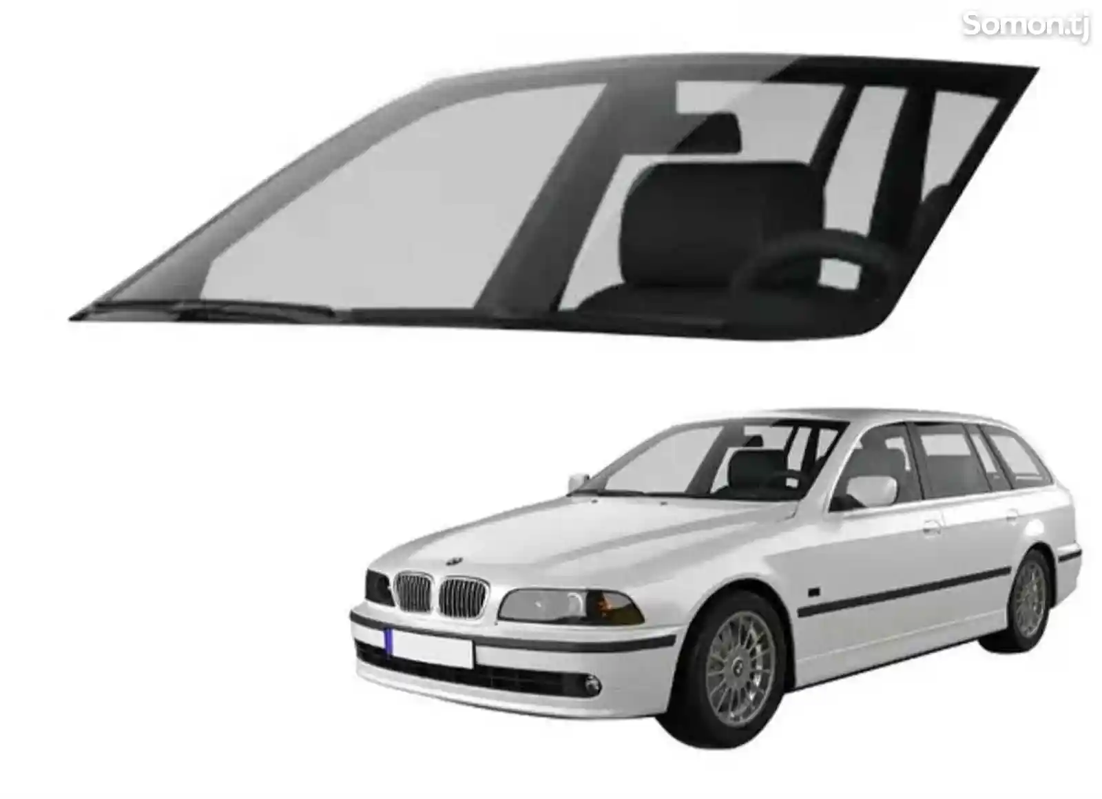 Лобовое стекло на BMW E39 1997