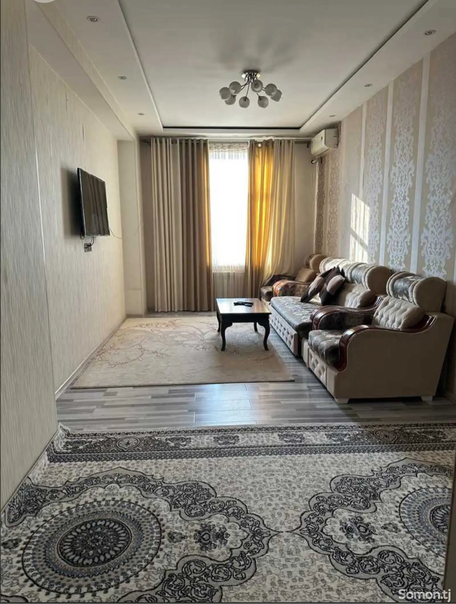 2-комн. квартира, 12 этаж, 100м², И. Сомони-1