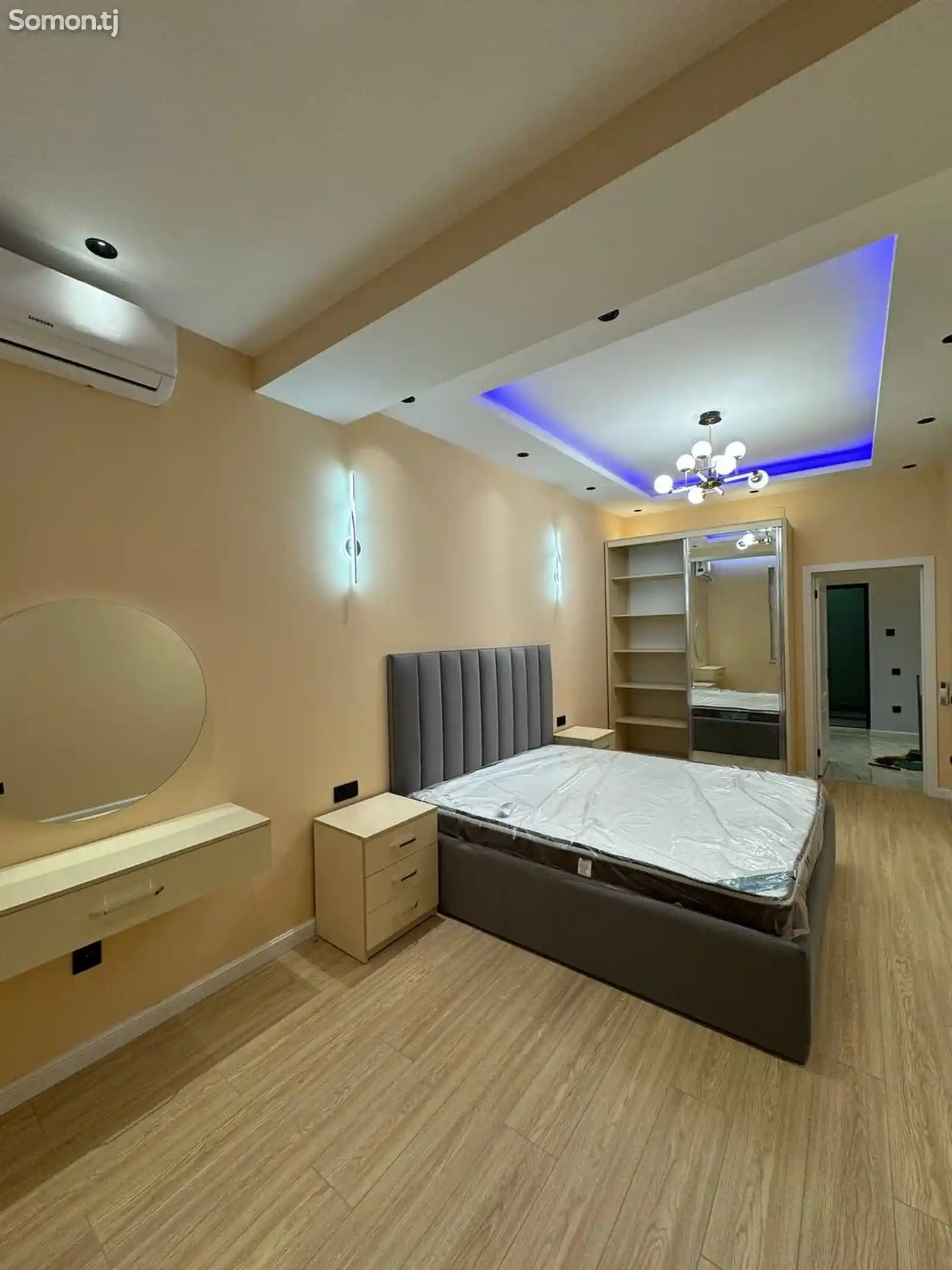 2-комн. квартира, 9 этаж, 83м², Сомони-1