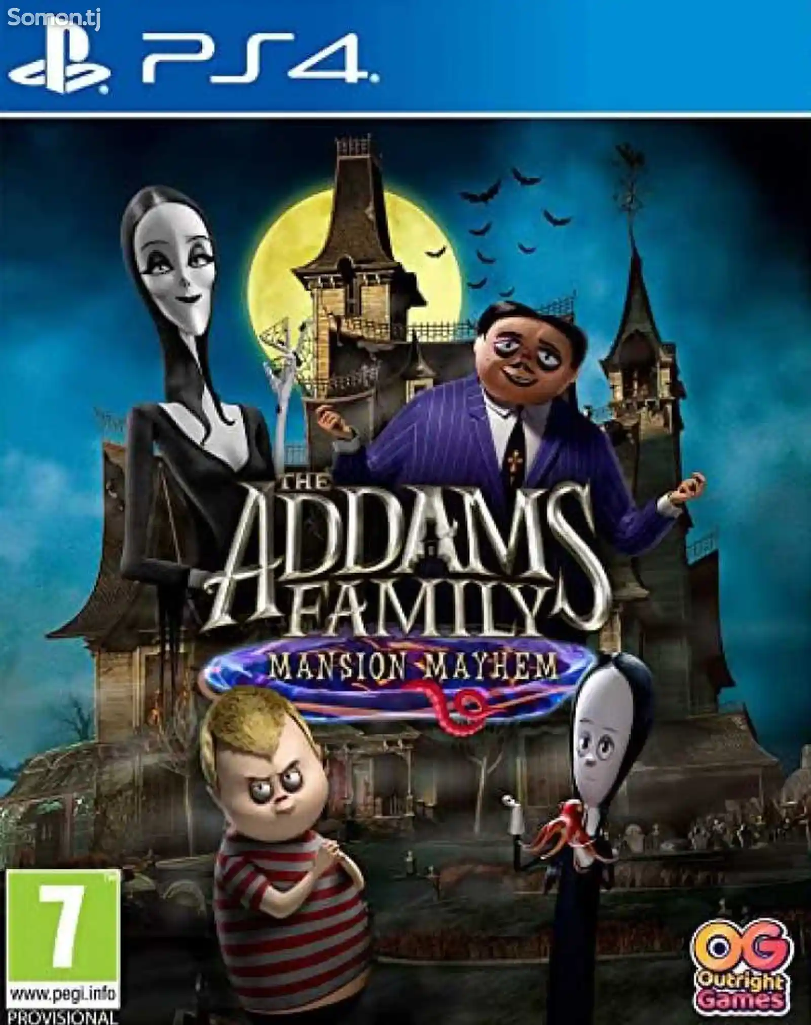 Игра The Addams family mansion mayhem для PS-4 / 5.05 / 6.72 / 7.02 / 9.00 /-1