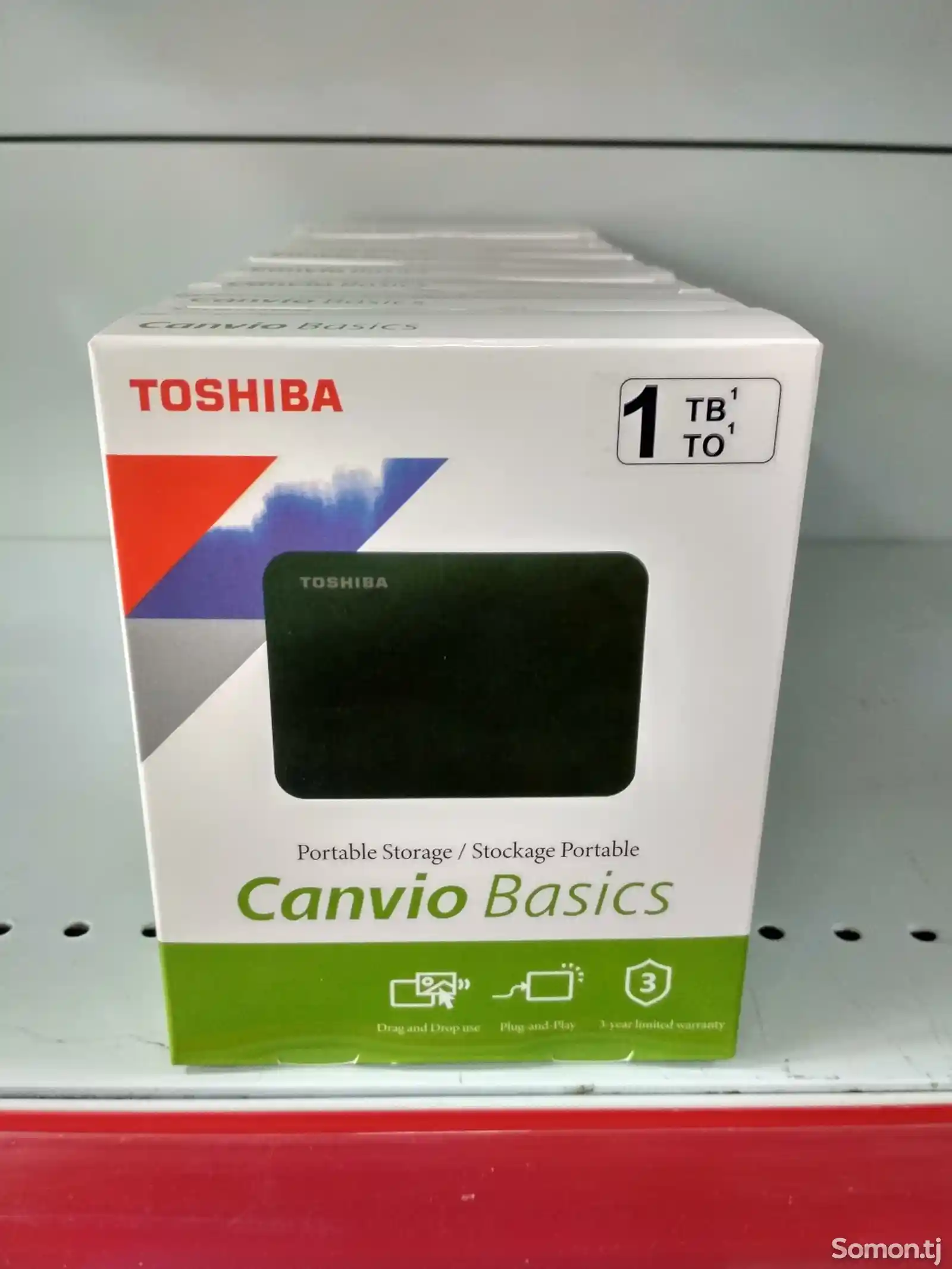 Жесткий диск Toshiba Canvio Basics 1Tb-1