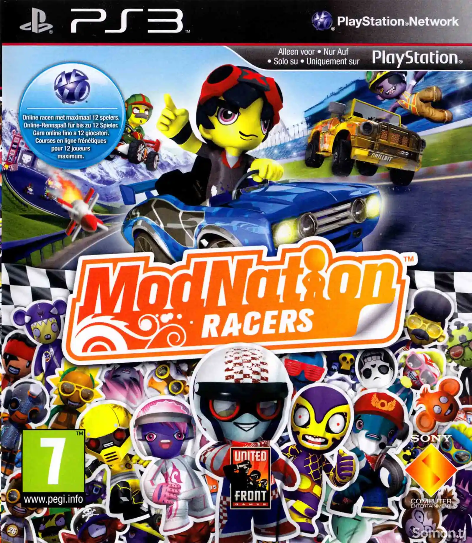Игра Mod Nation Racers на все модели Play Station-3