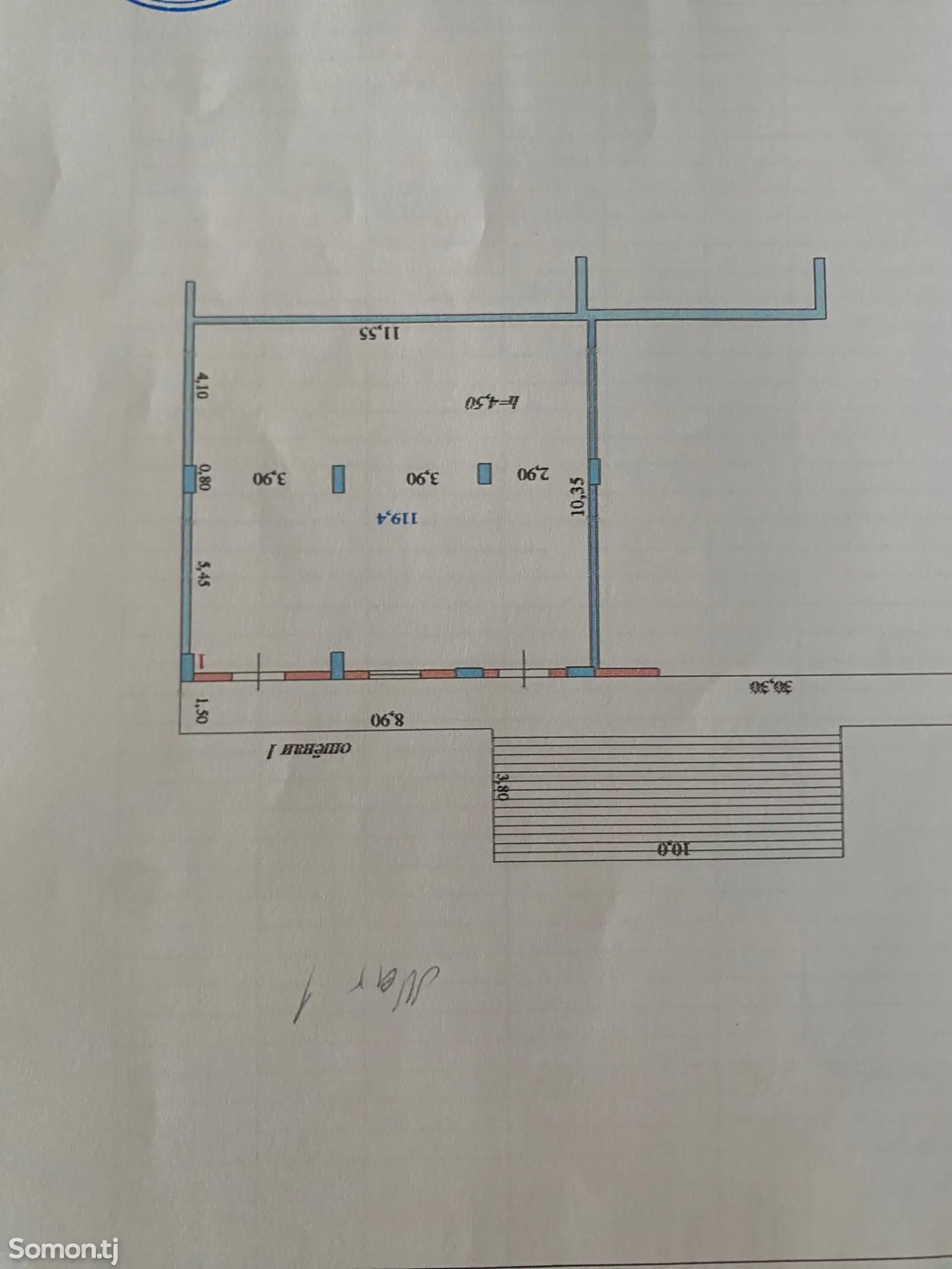 Помещение под свободное назначение, 120м², Панчшанбе-6