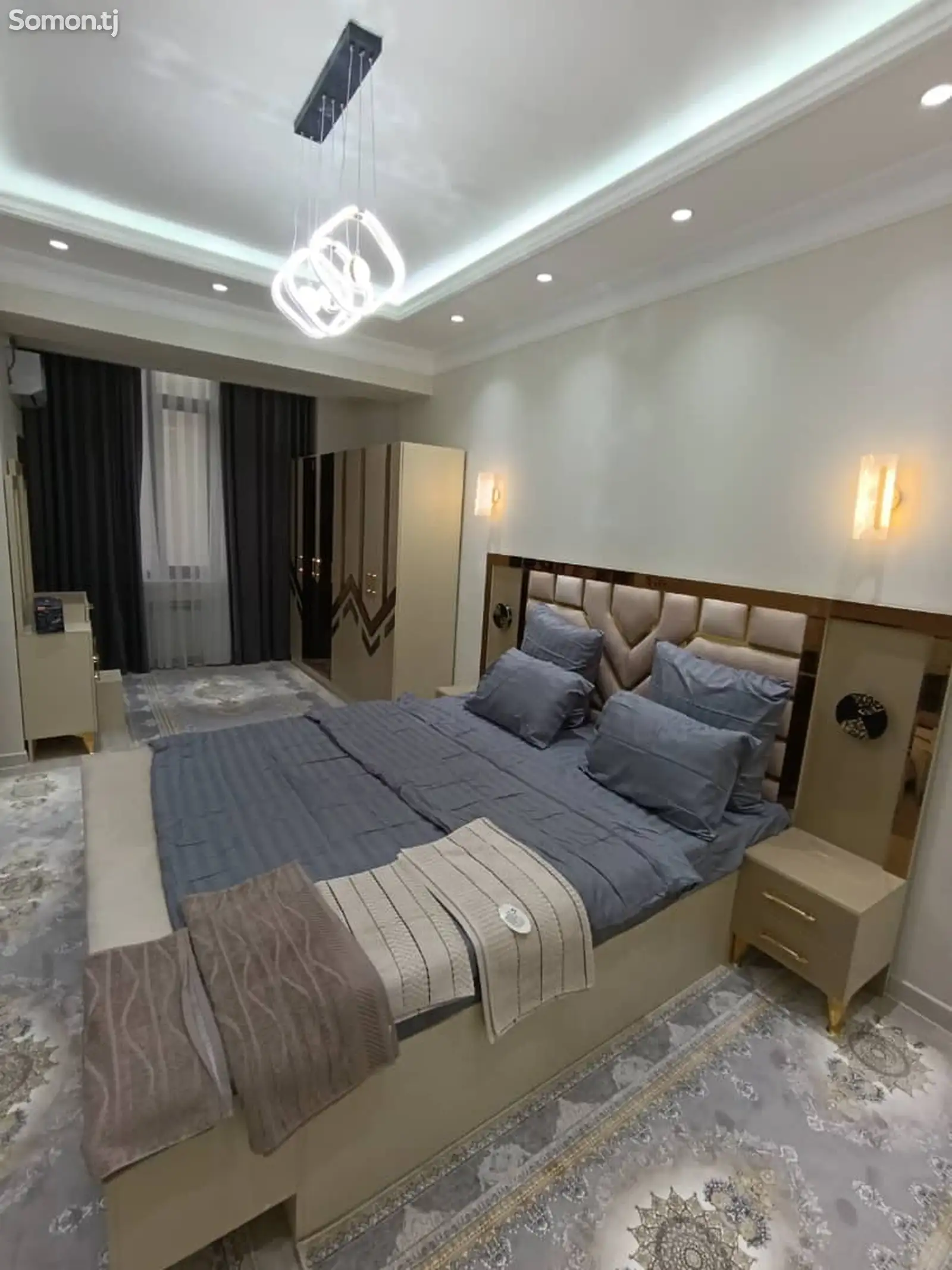 2-комн. квартира, 15 этаж, 80м², Шохмансур-1