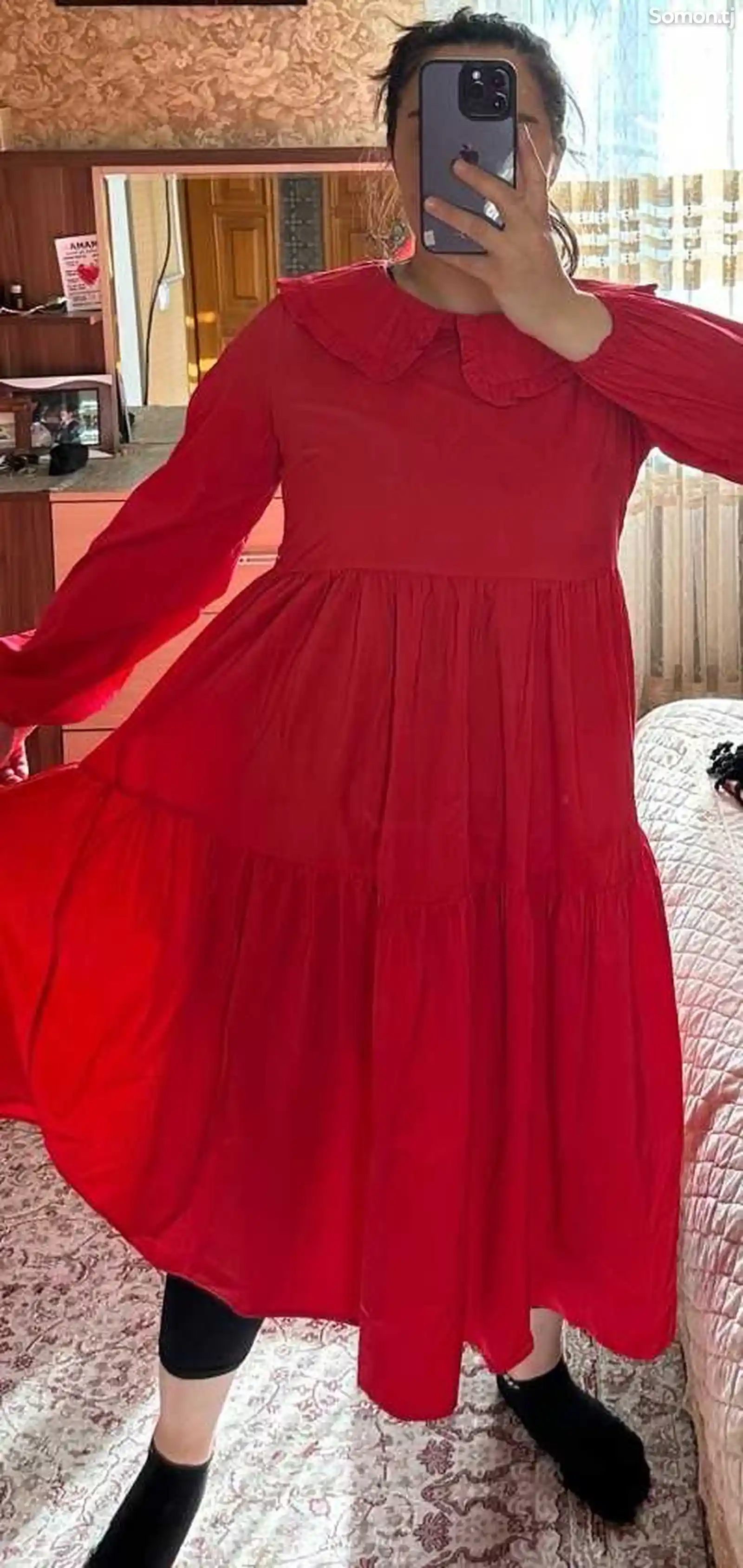Красное платье-1