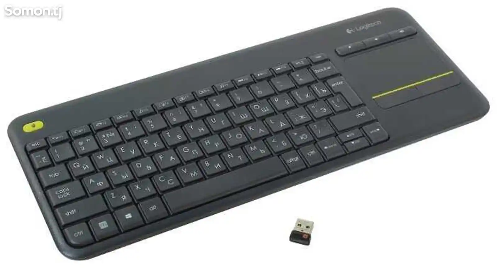 Клавиатура Logitech Wireless Touch Plus Black USB-4