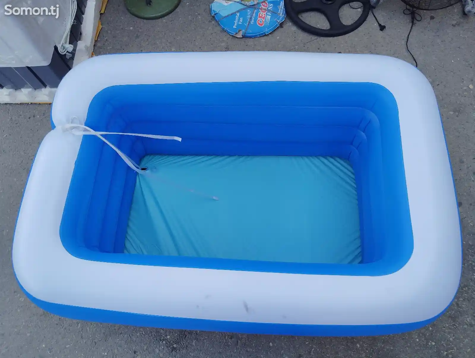 Надувной бассейн с электрическим насосом-2