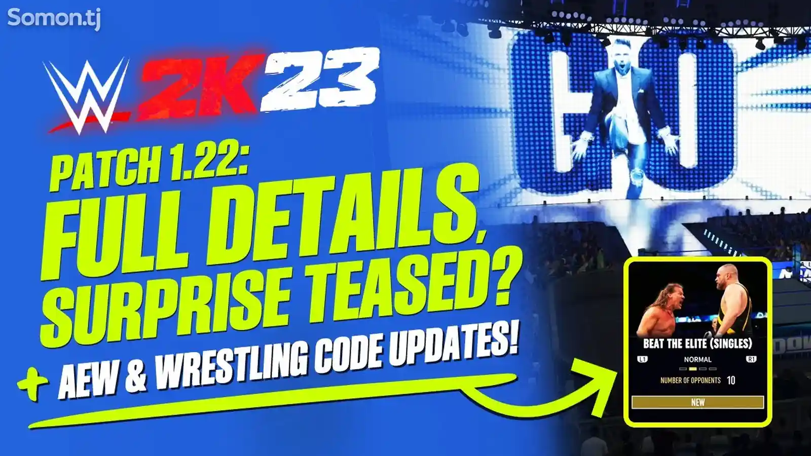 Игра WWE 2K23 Bad Bunny Edition для Sony PS4-3