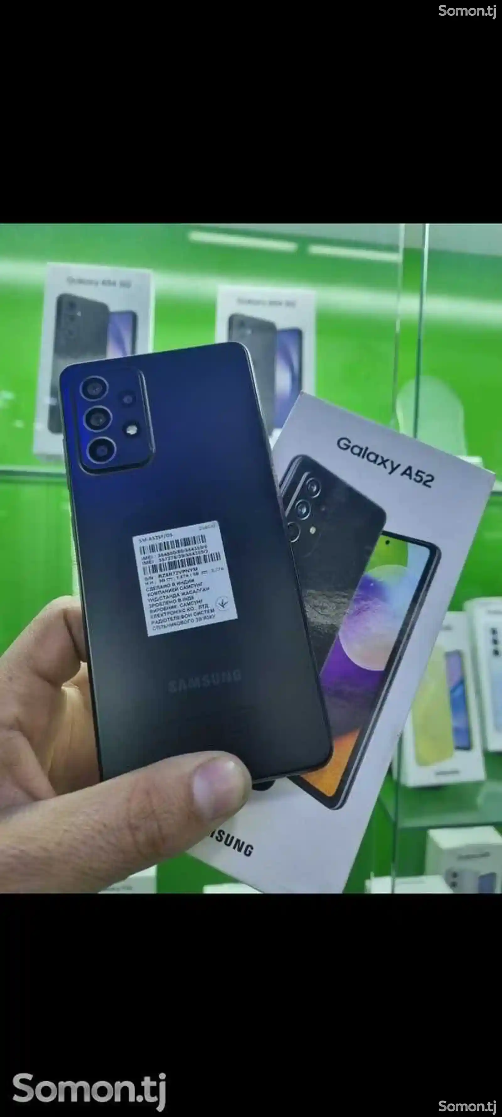 Samsung Galaxy А52 black 128gb-1