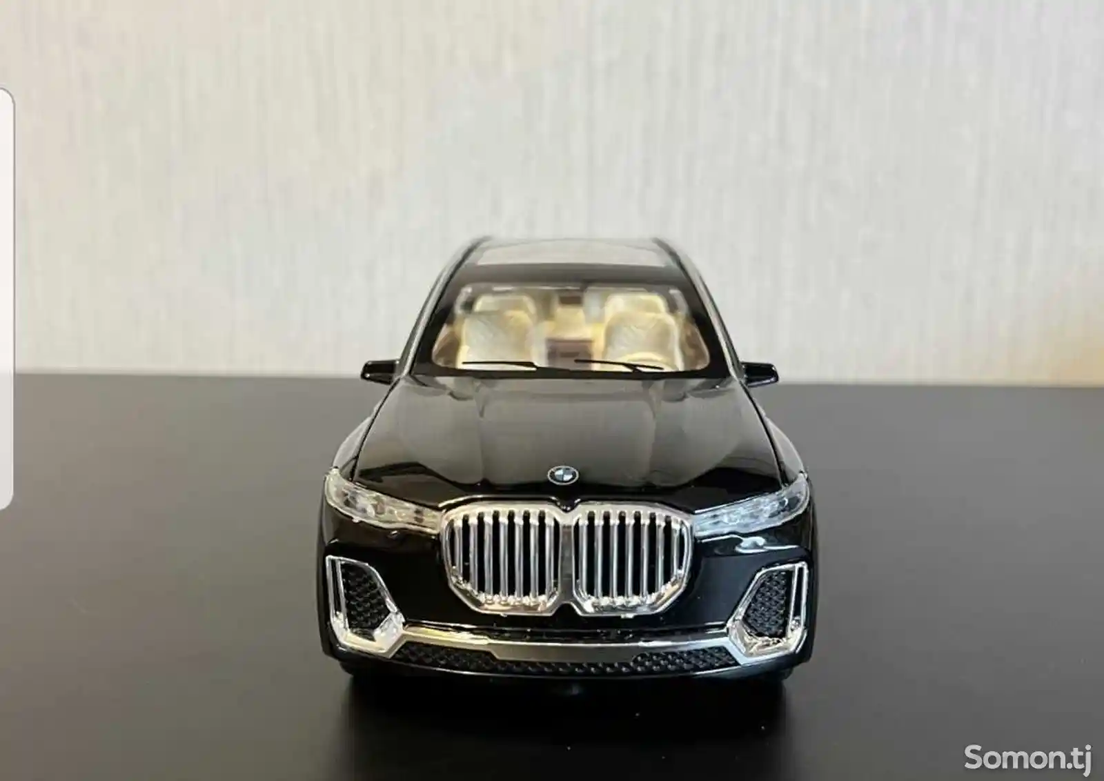Железная машинка BMW X7 черная-2