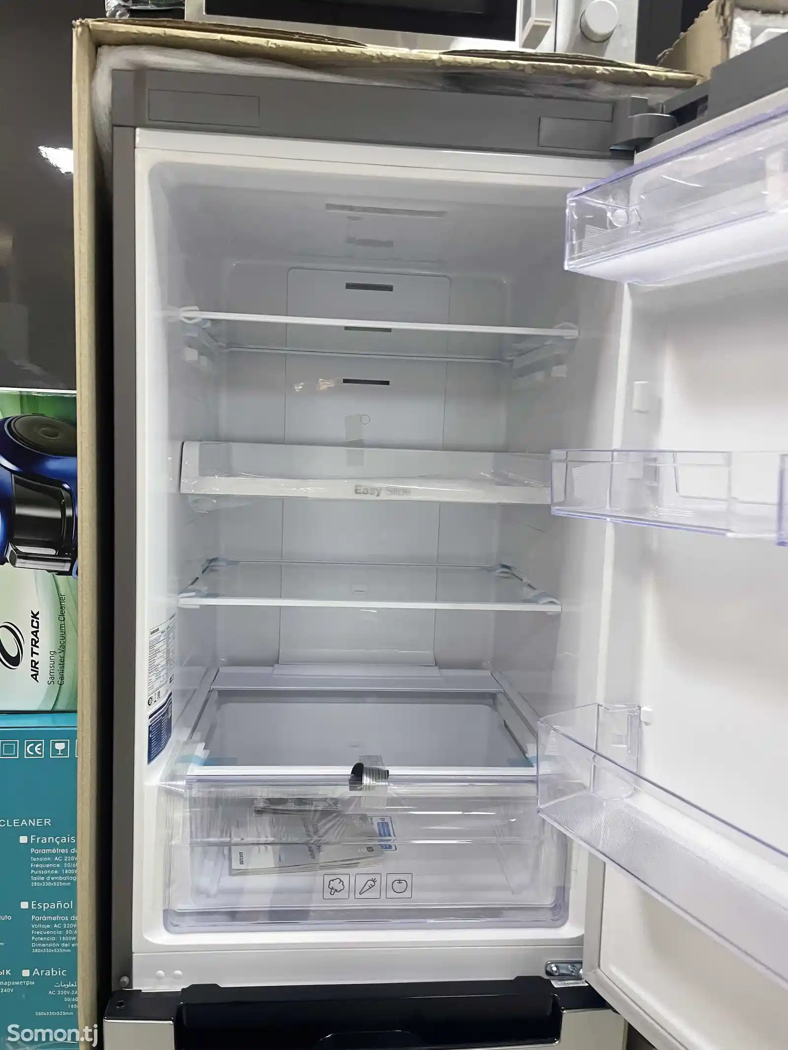 Холодильник Samsung rb30 серый-4