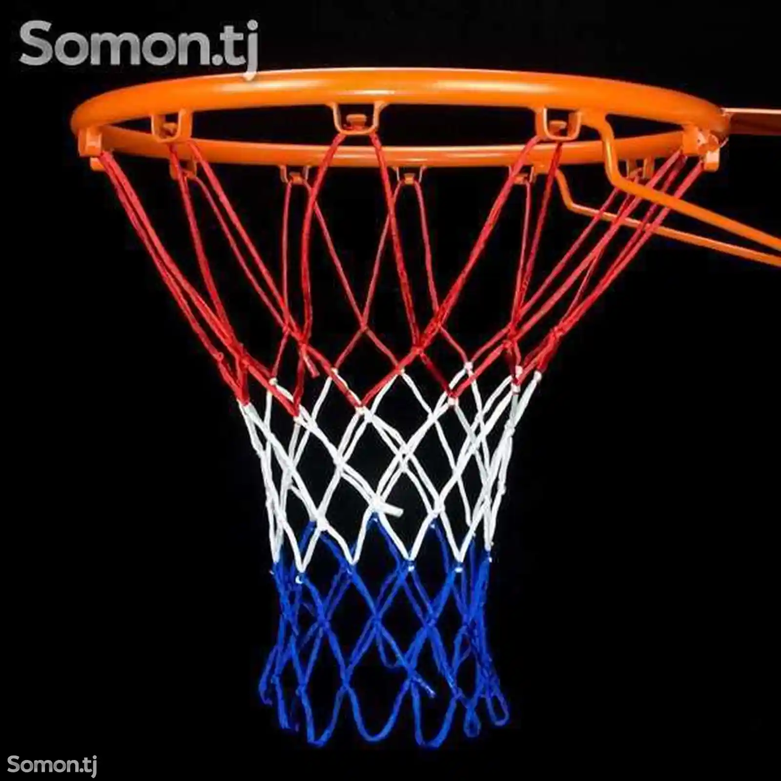 Баскетбольное кольцо с сеткой-5