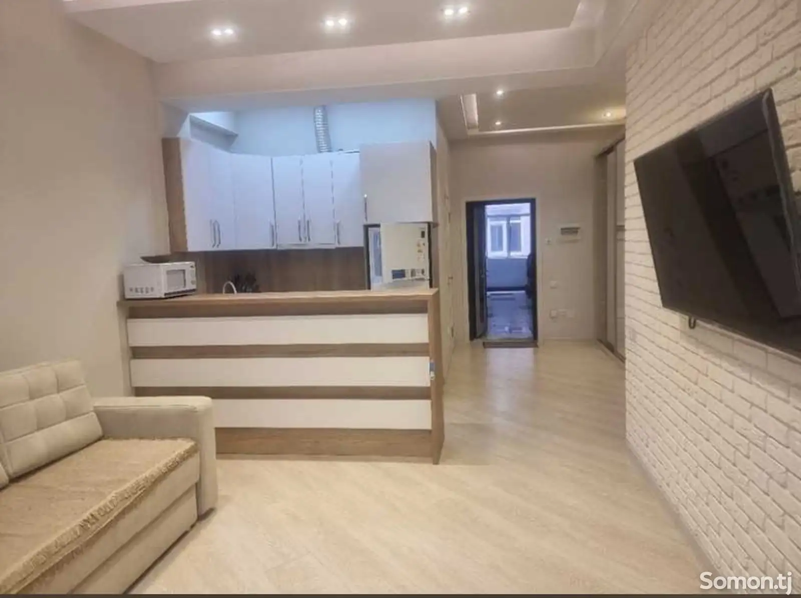 2-комн. квартира, 11 этаж, 48м², Сомони-1