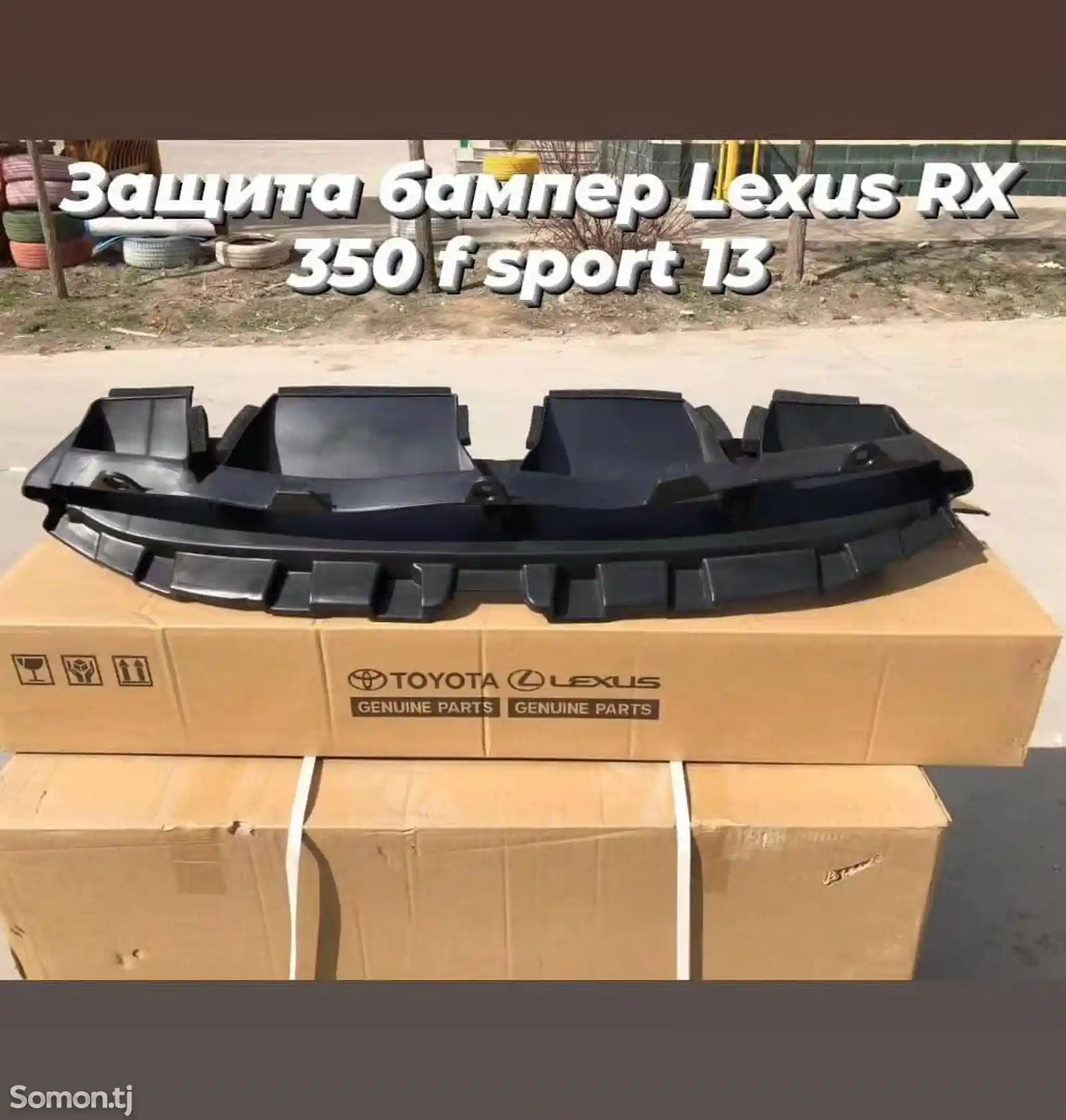 Защитник бампера от Lexus RX 350-2