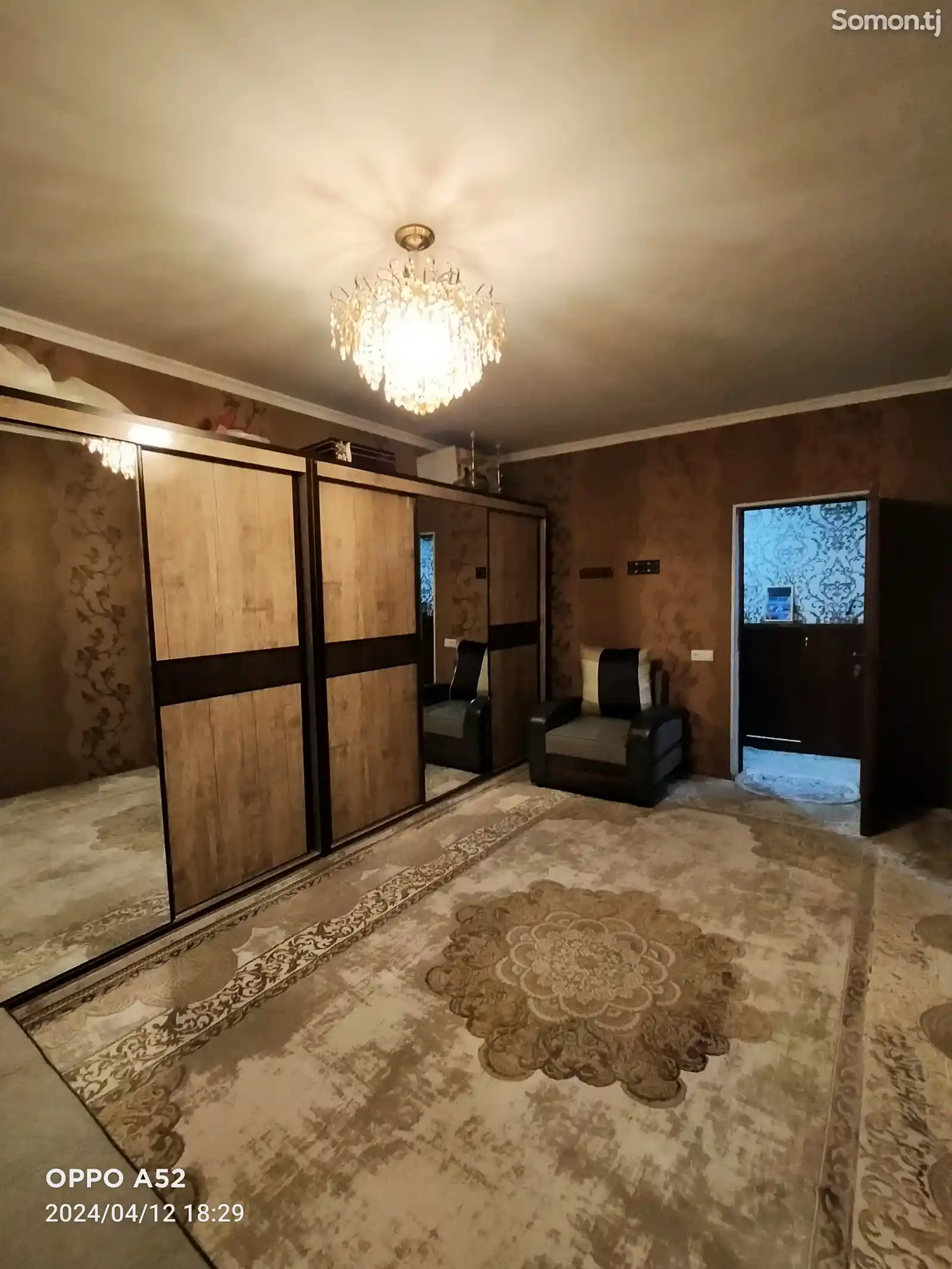 3-комн. квартира, 2 этаж, 49 м², н.Рудаки-1