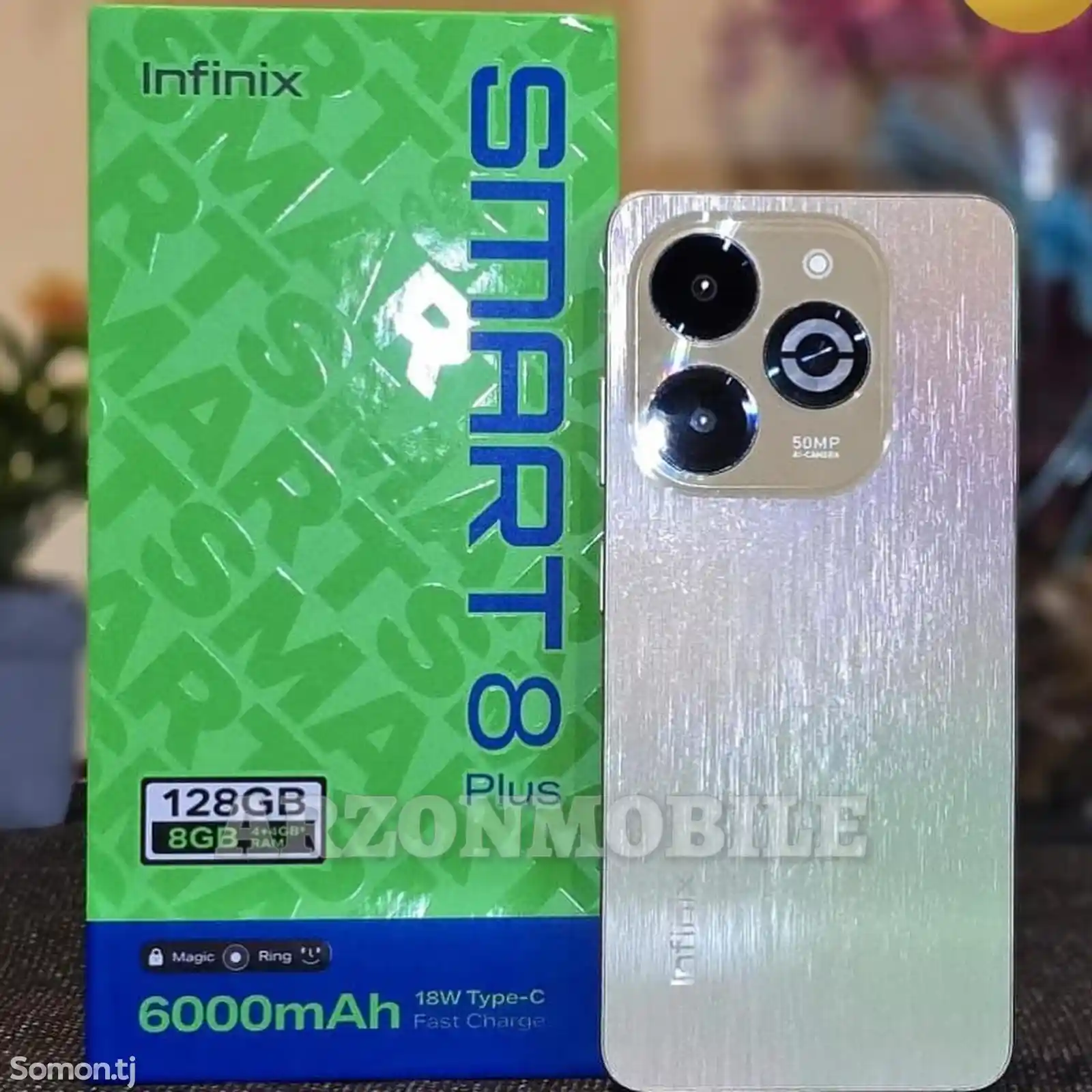 Infinix Smart 8 Plus 4+4/128Gb Black-2