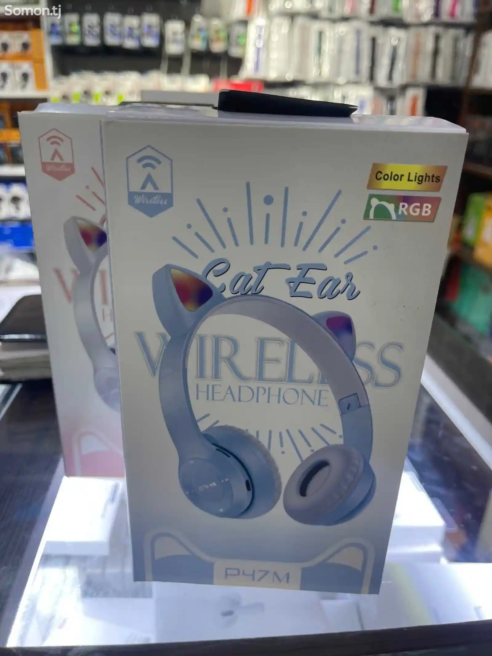 Беспроводные наушники Wireless Cat Ear Headphones P47M-1
