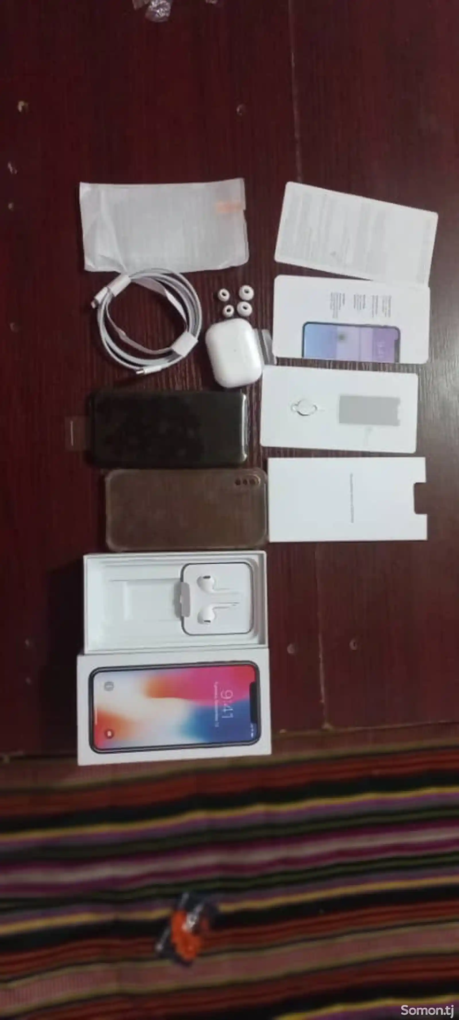 Apple iPhone X, 256 gb, Silver-1