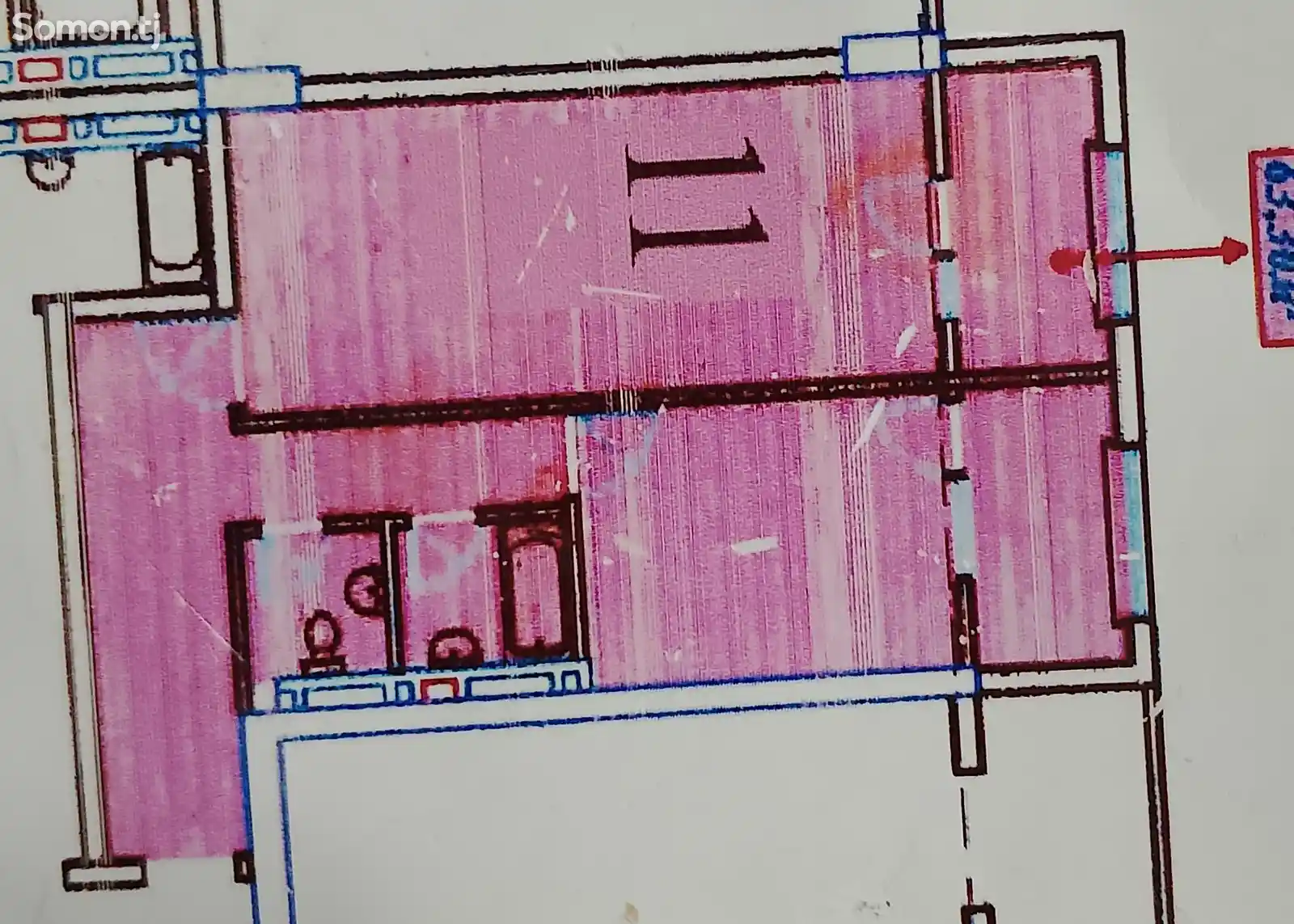 1-комн. квартира, 8 этаж, 63 м², Фирдавси-5